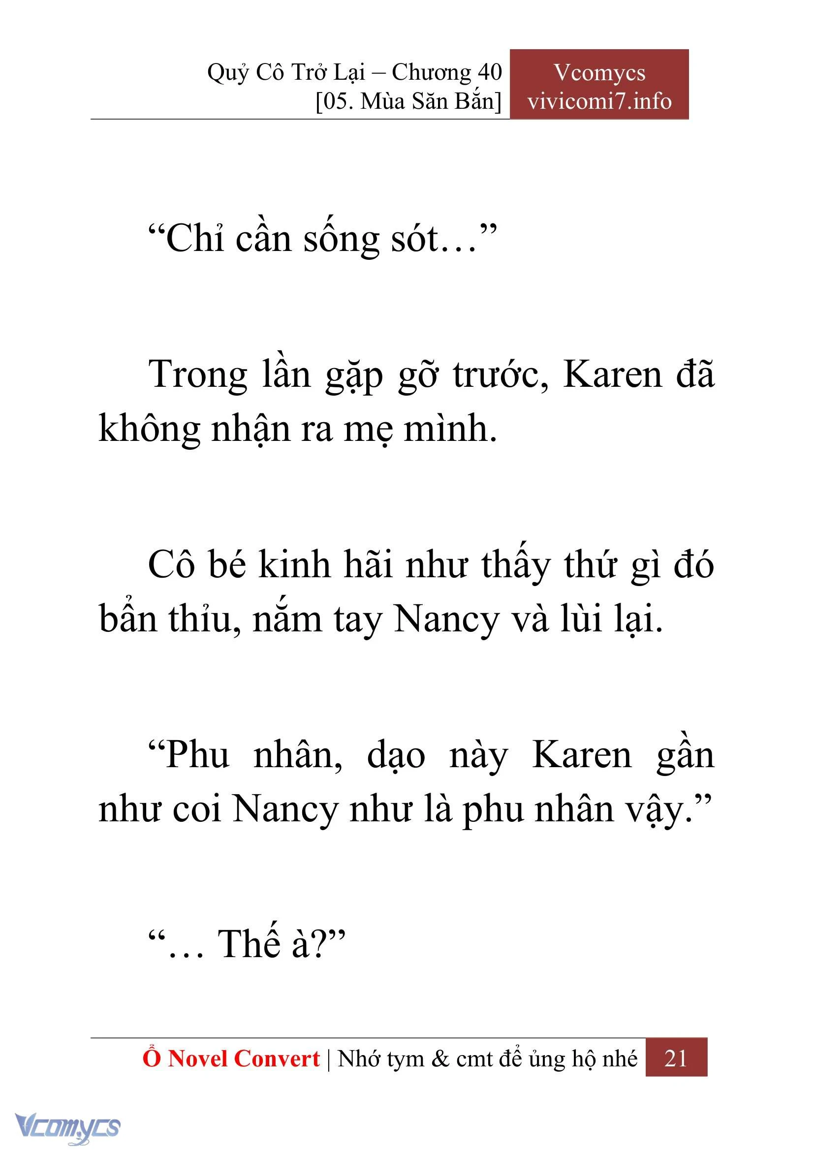 [Novel] Quý Cô Trở Lại Chapter  40 - 23