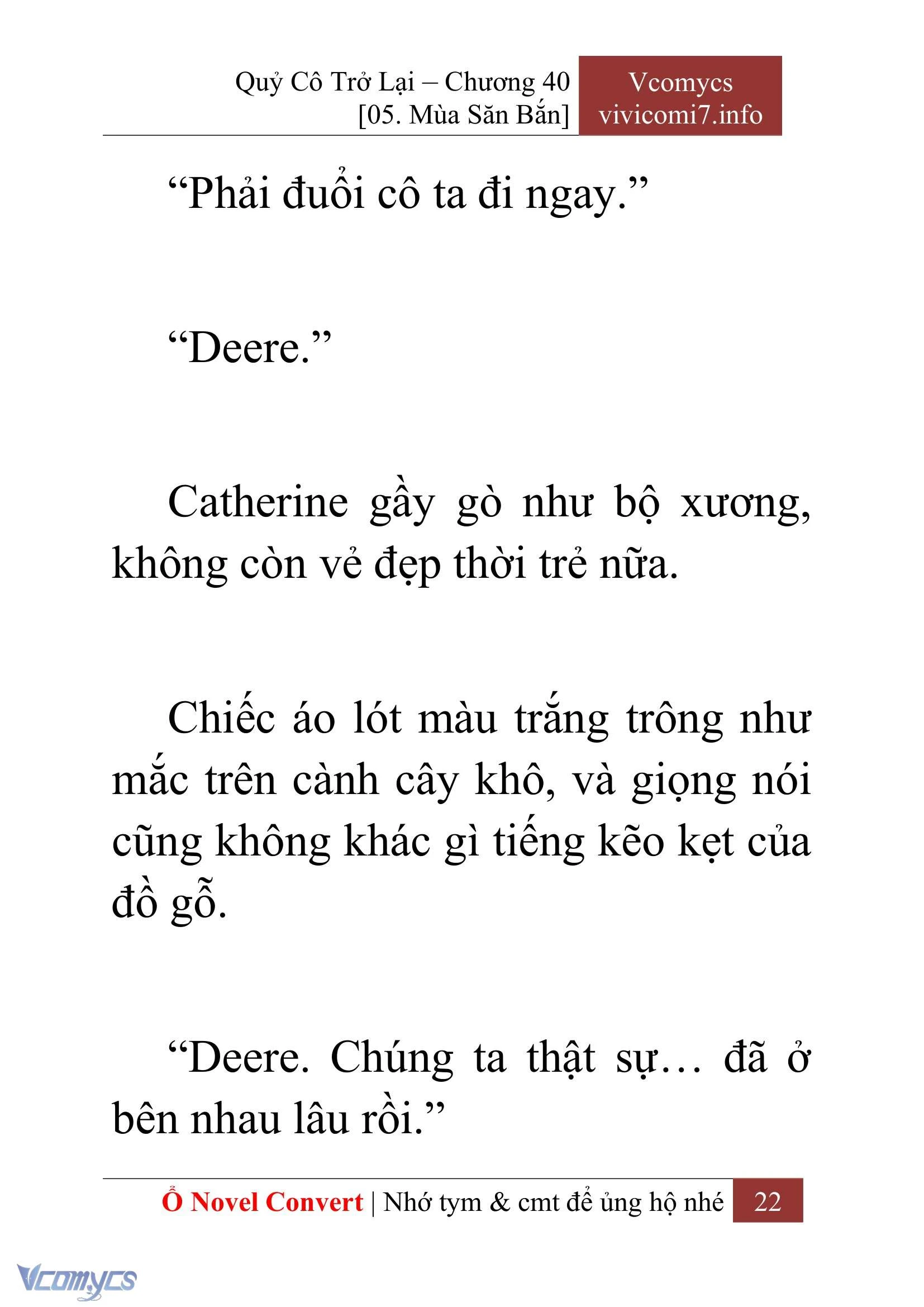 [Novel] Quý Cô Trở Lại Chapter  40 - 24