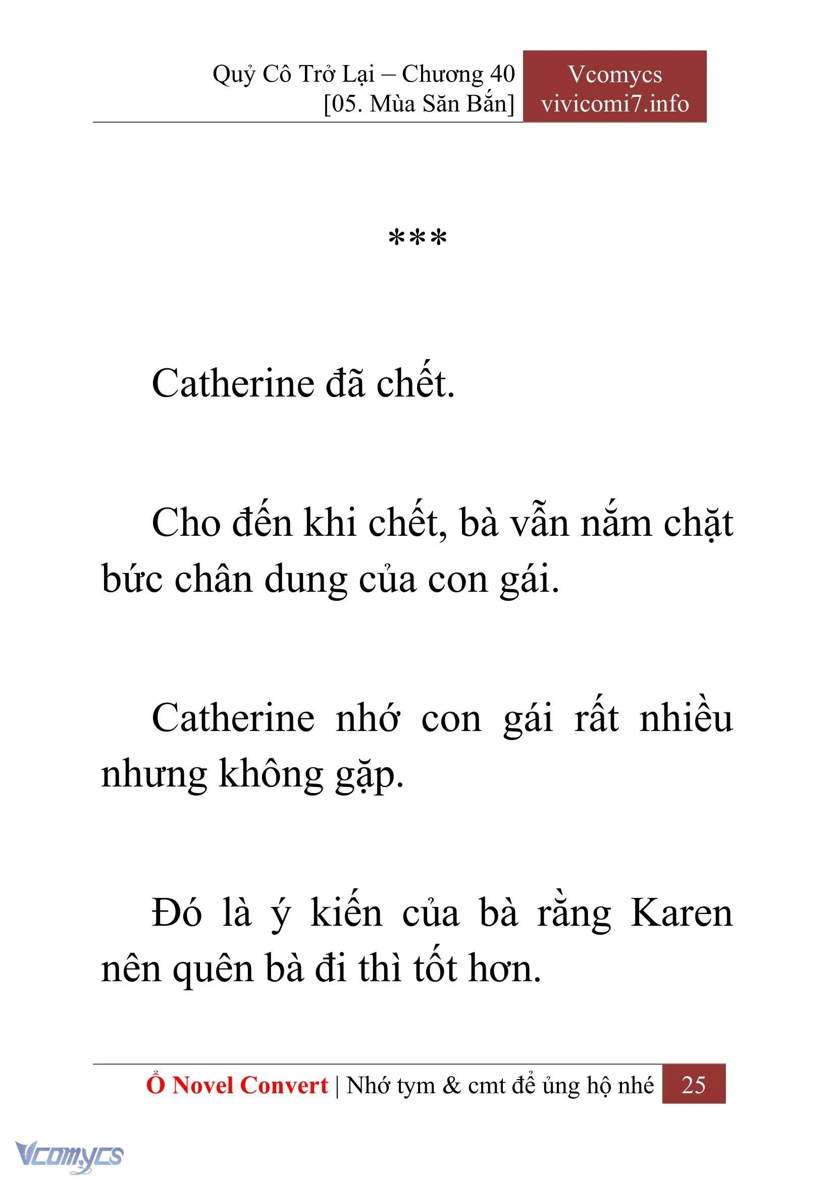 [Novel] Quý Cô Trở Lại Chapter  40 - 27