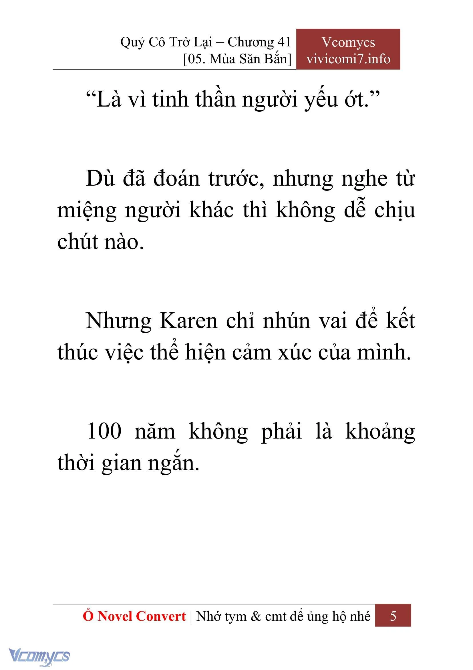 [Novel] Quý Cô Trở Lại Chapter  41 - 7