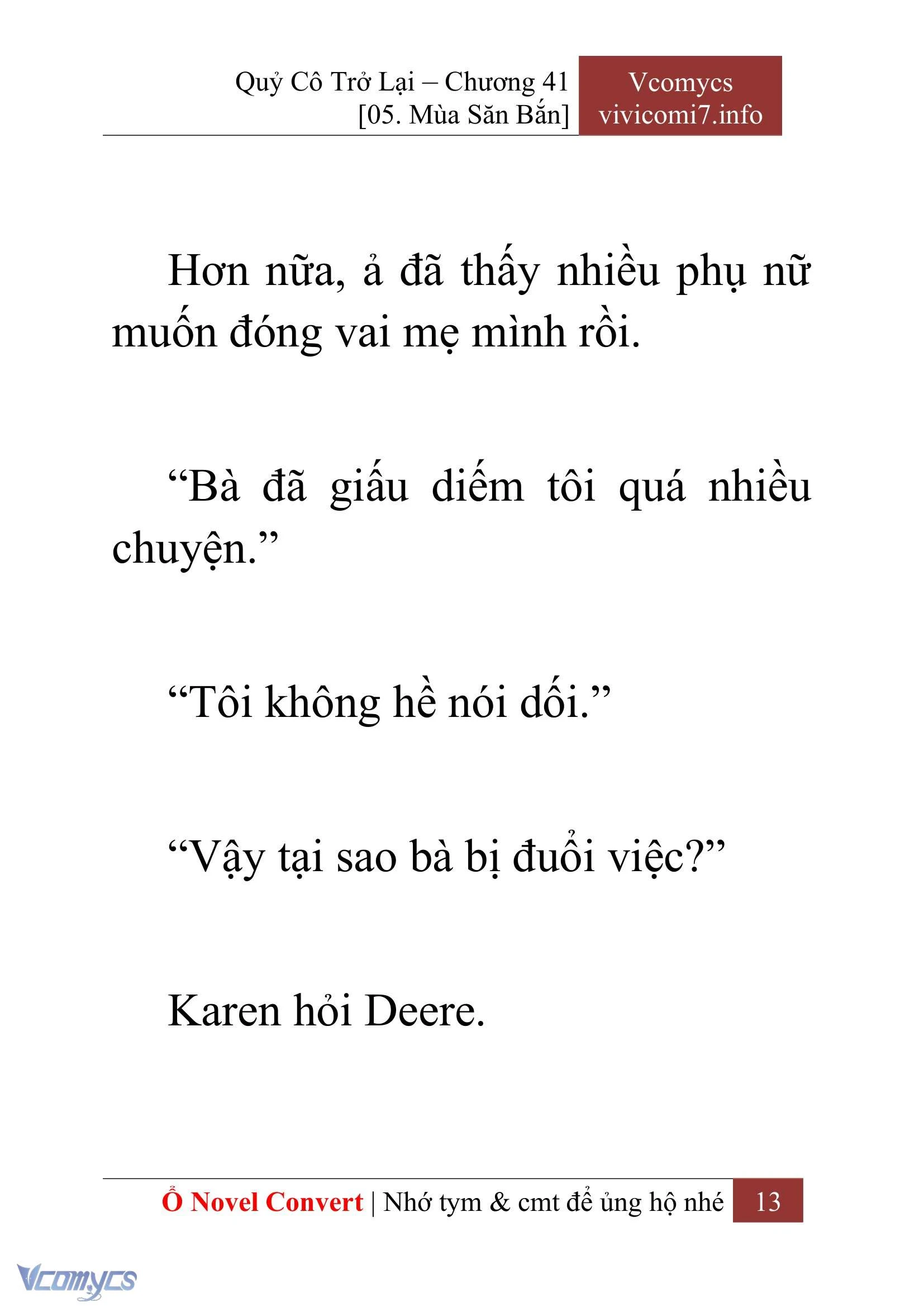 [Novel] Quý Cô Trở Lại Chapter  41 - 15