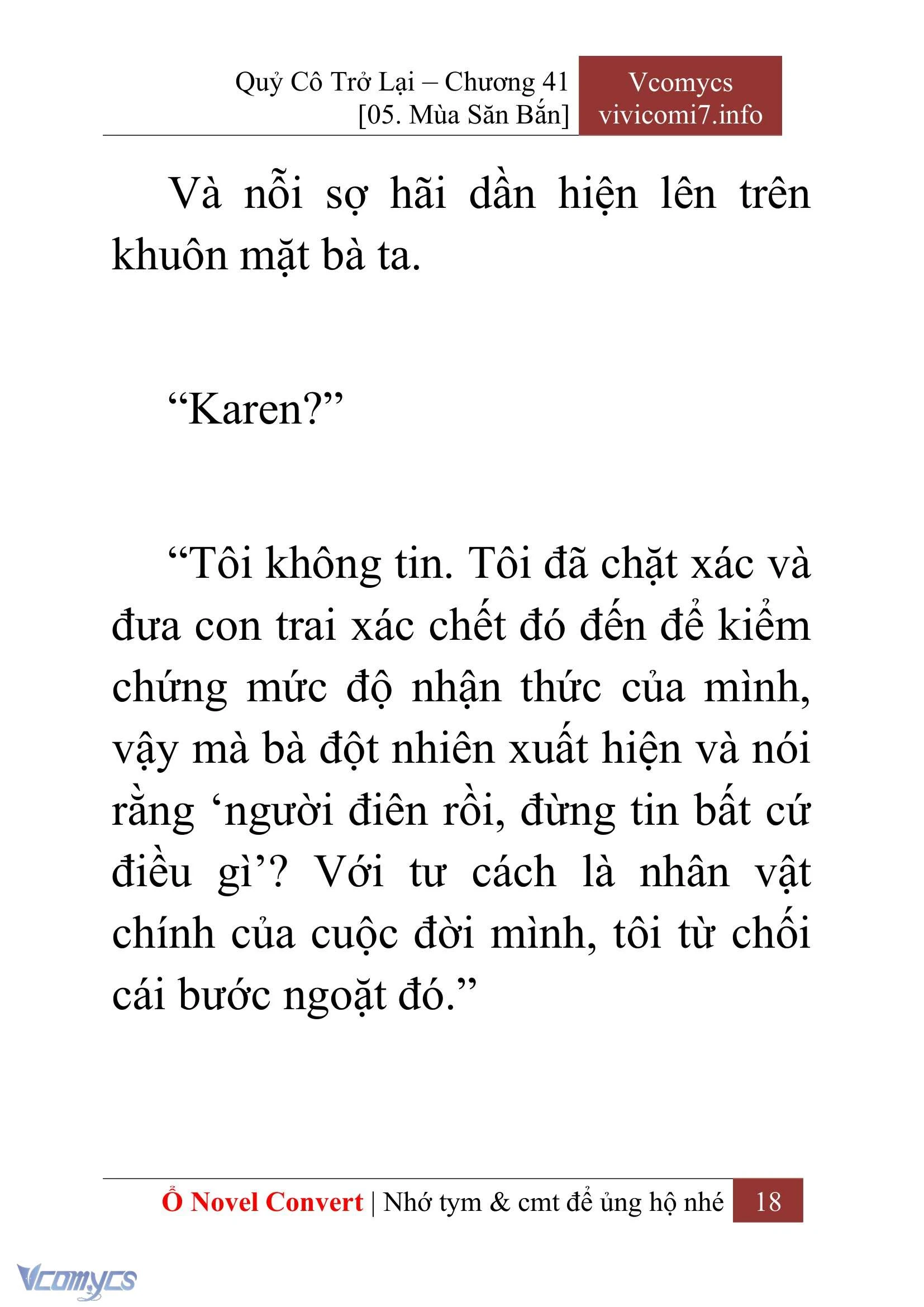 [Novel] Quý Cô Trở Lại Chapter  41 - 20