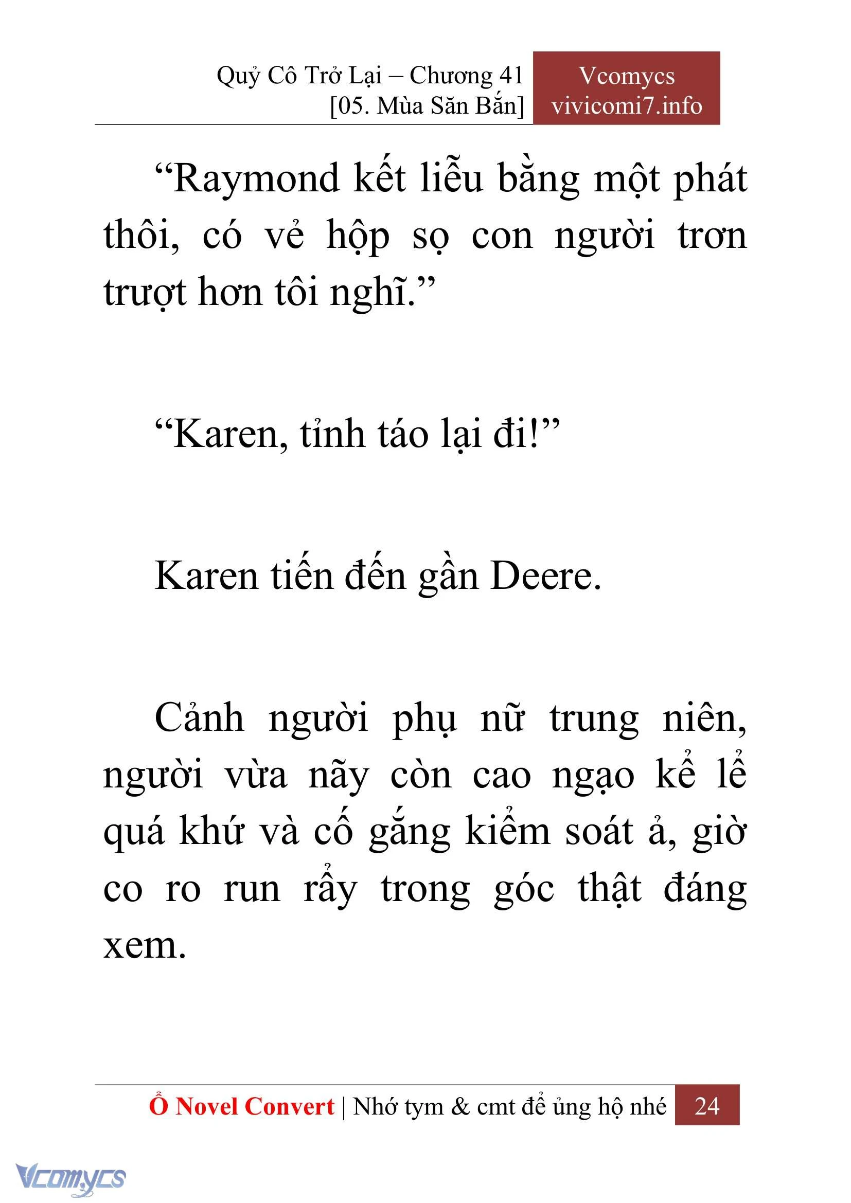 [Novel] Quý Cô Trở Lại Chapter  41 - 26