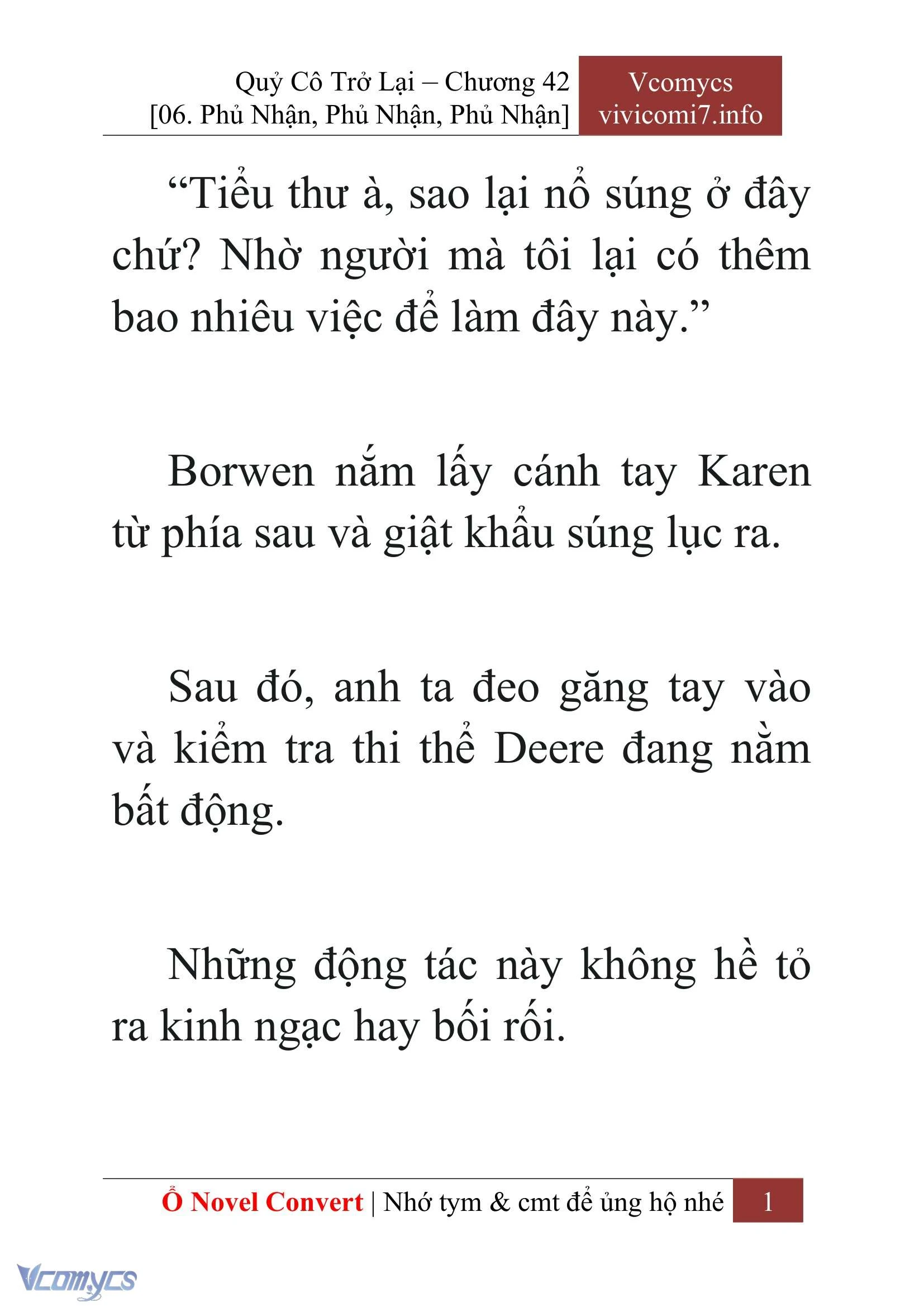 [Novel] Quý Cô Trở Lại Chapter  42 - 3
