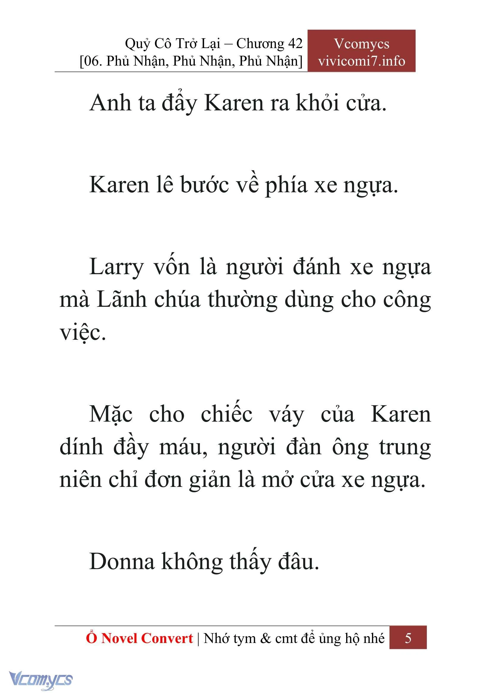 [Novel] Quý Cô Trở Lại Chapter  42 - 7