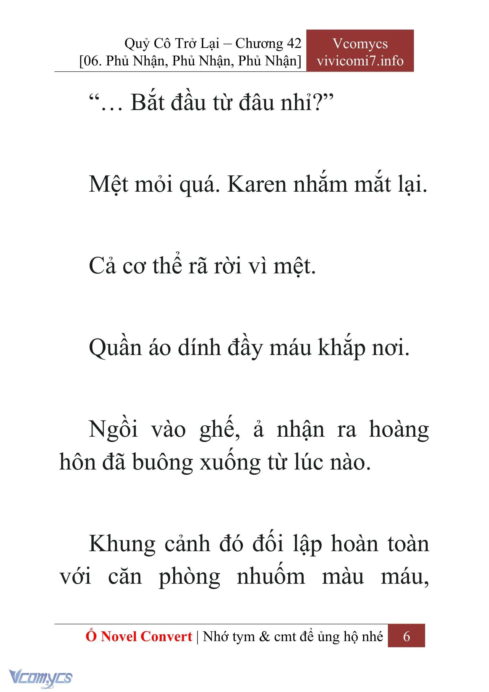 [Novel] Quý Cô Trở Lại Chapter  42 - 8