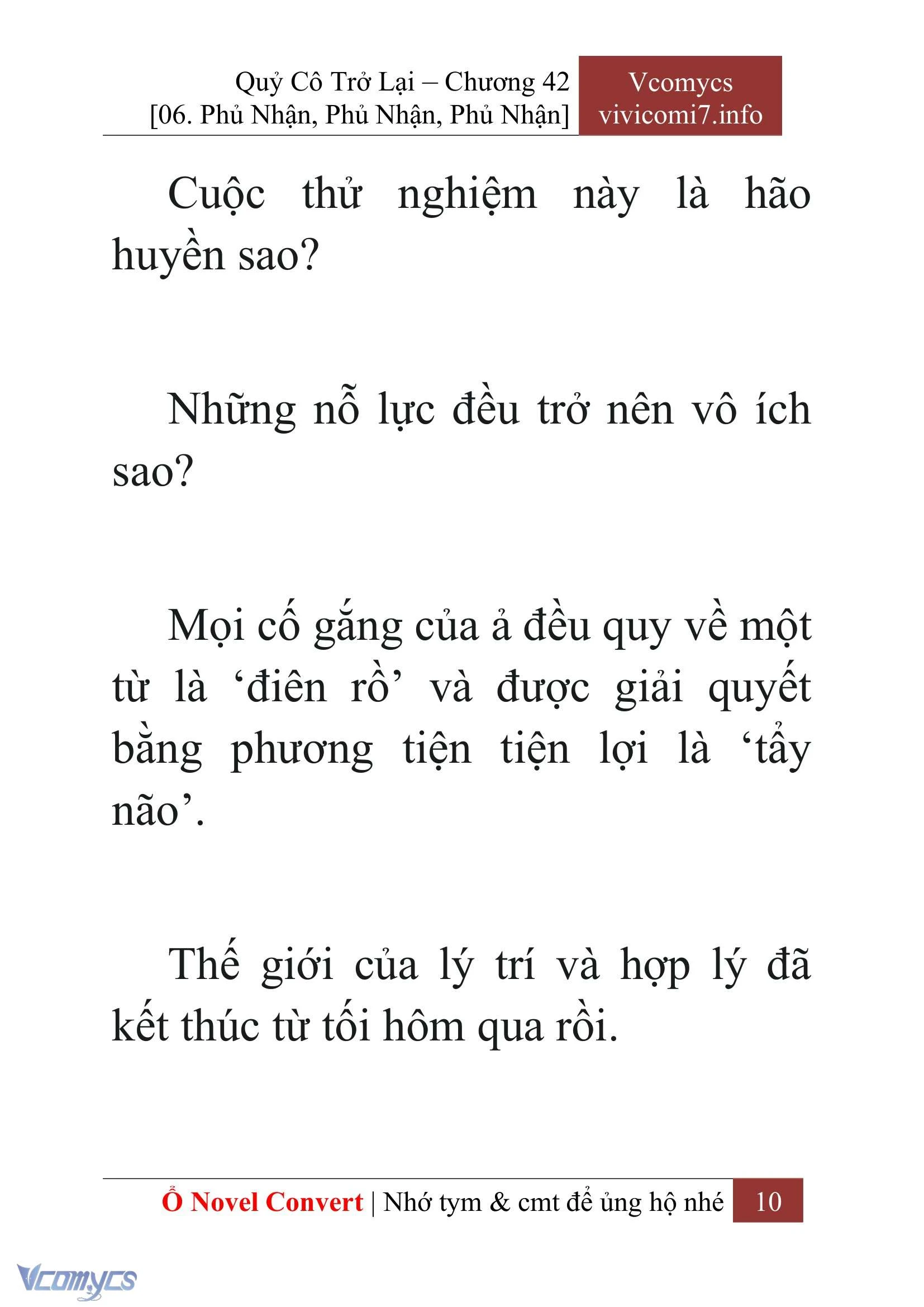 [Novel] Quý Cô Trở Lại Chapter  42 - 12