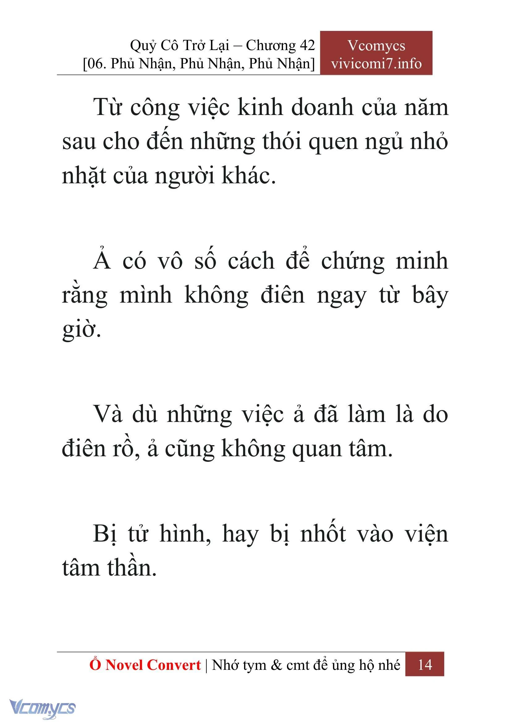 [Novel] Quý Cô Trở Lại Chapter  42 - 16