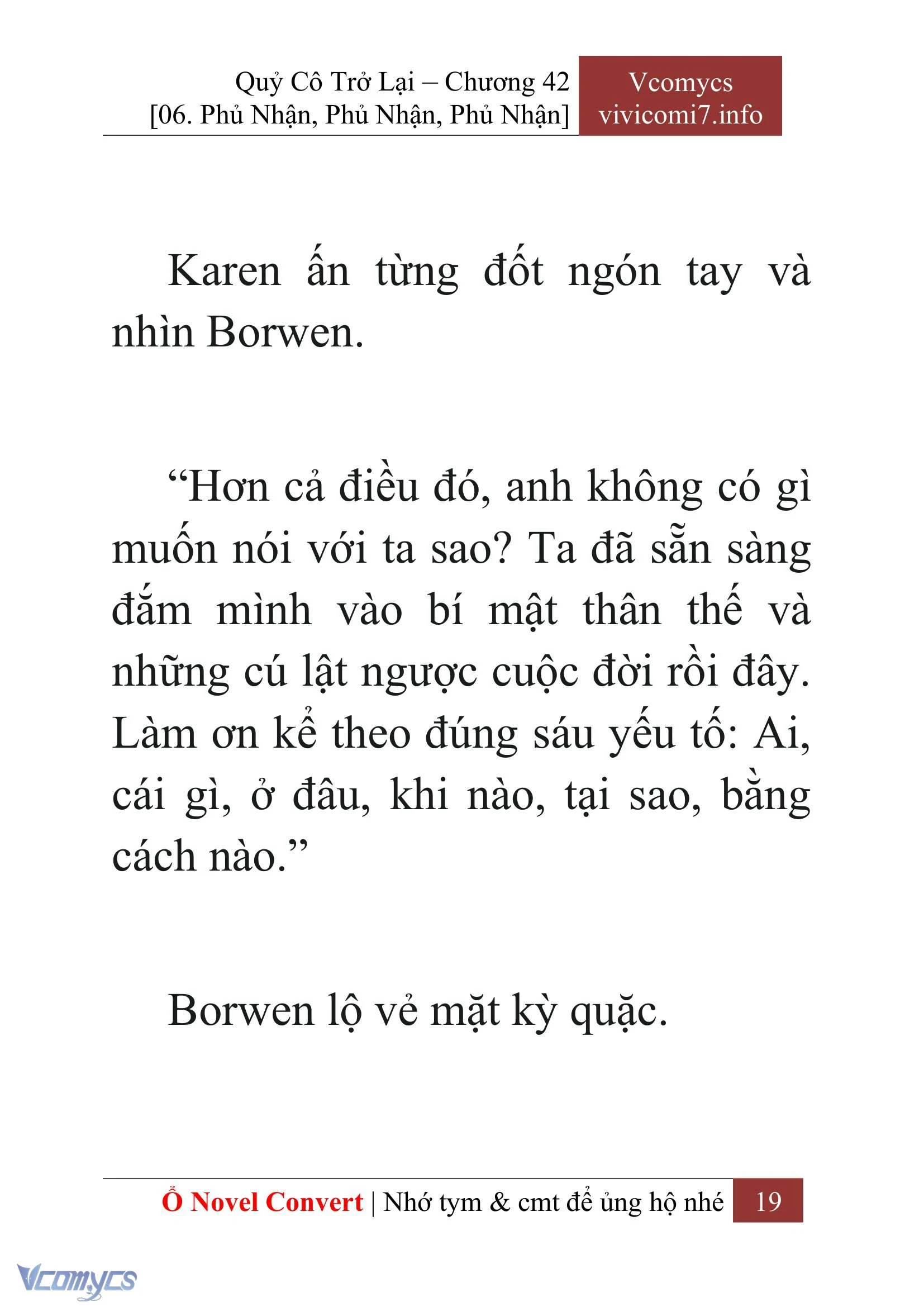 [Novel] Quý Cô Trở Lại Chapter  42 - 21