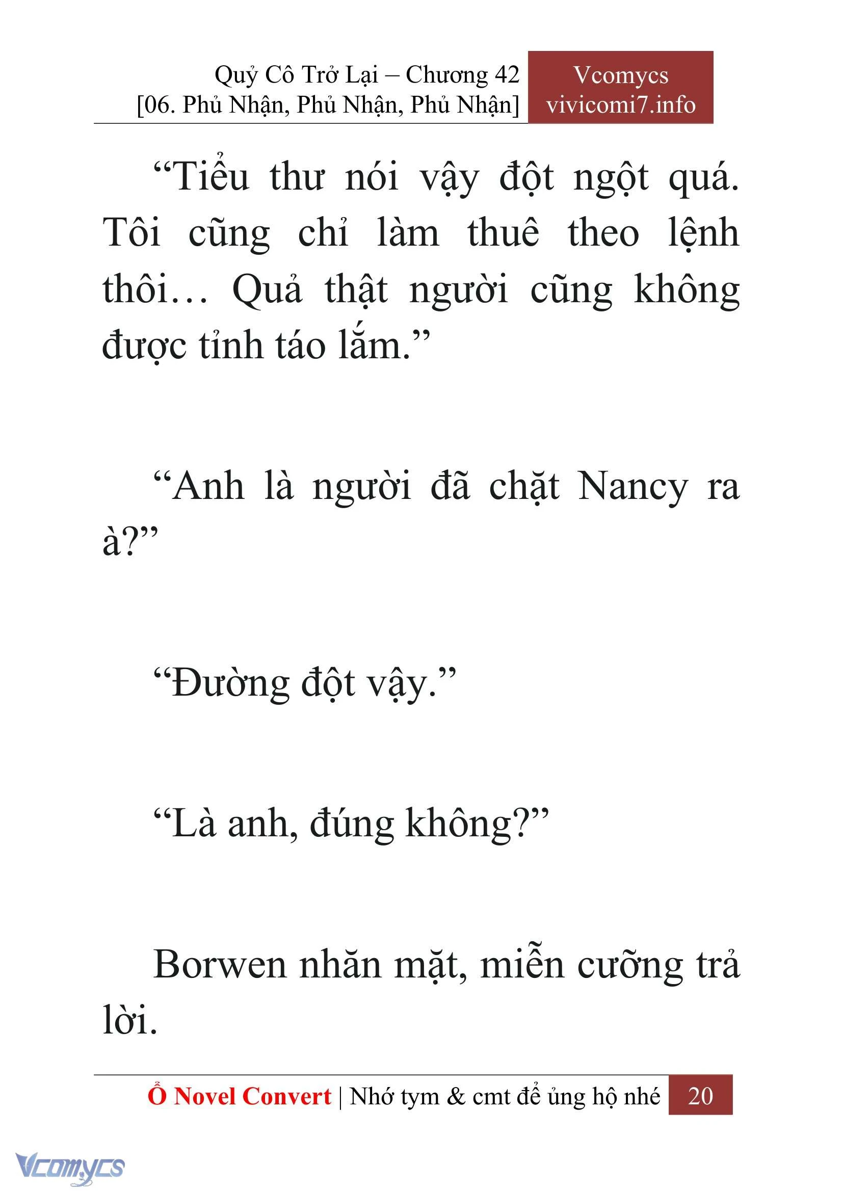 [Novel] Quý Cô Trở Lại Chapter  42 - 22
