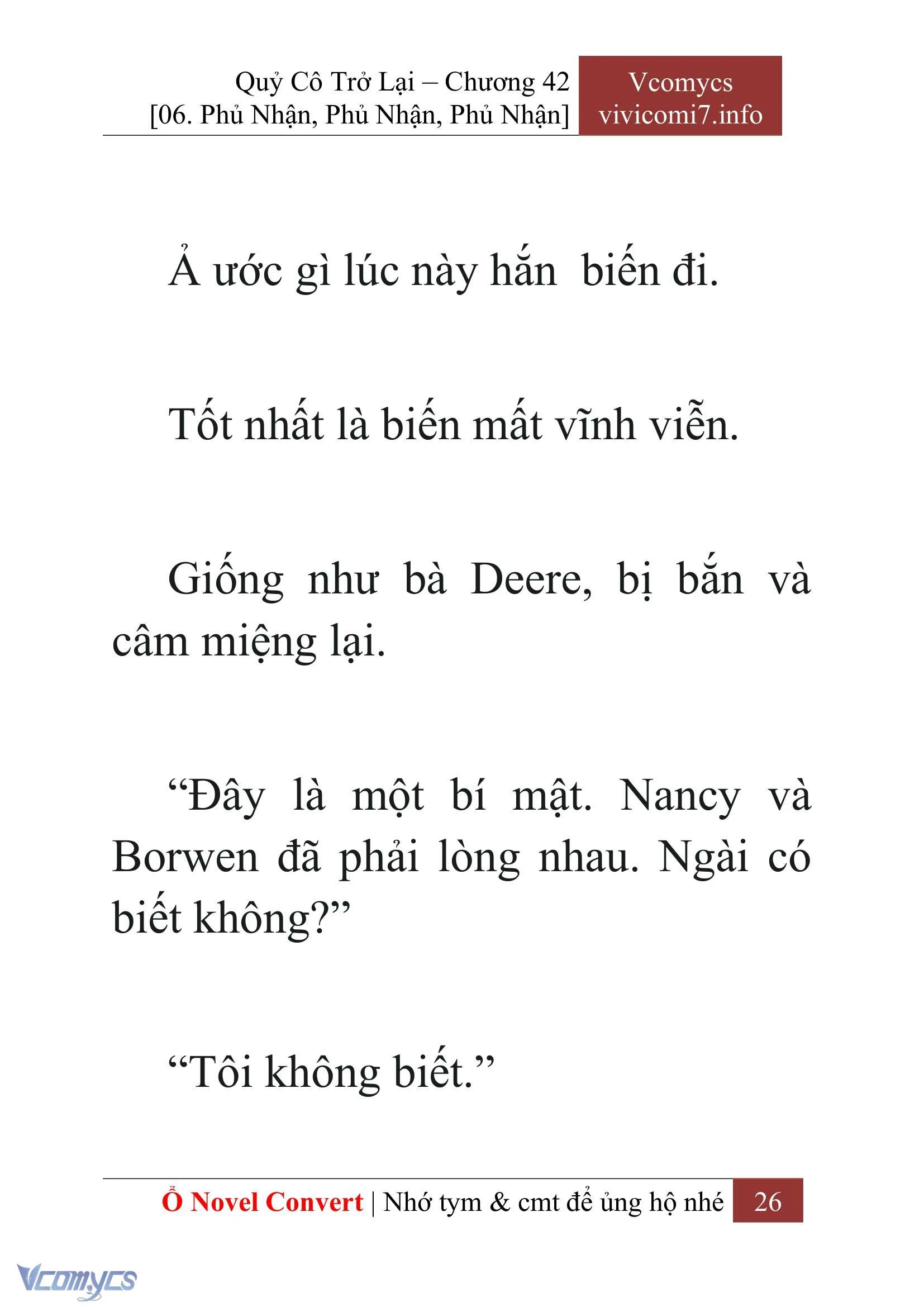 [Novel] Quý Cô Trở Lại Chapter  42 - 28