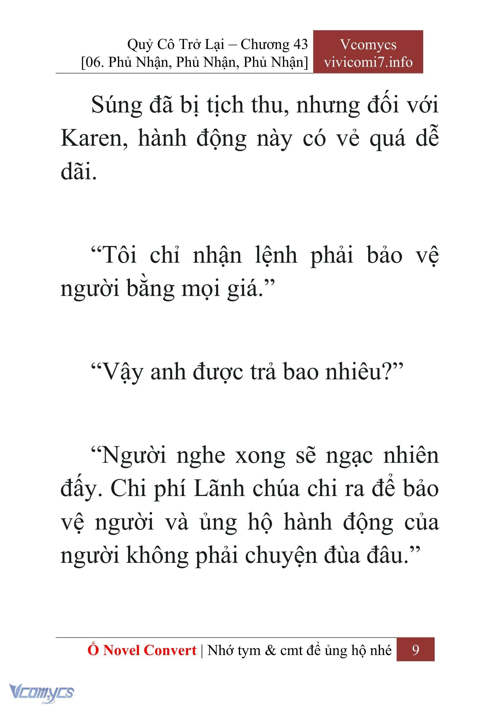 [Novel] Quý Cô Trở Lại Chapter  43 - 11