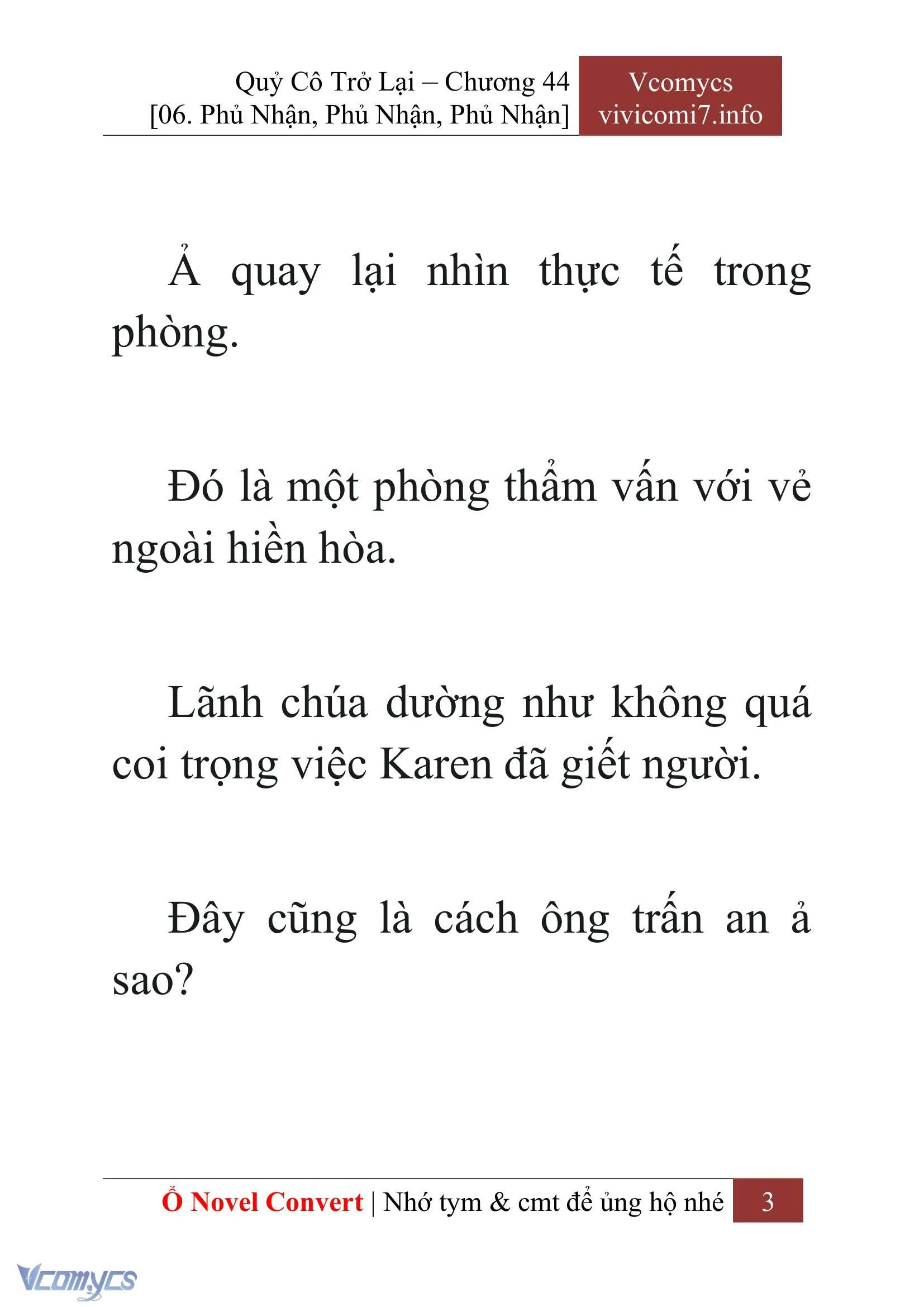 [Novel] Quý Cô Trở Lại Chapter  44 - 5