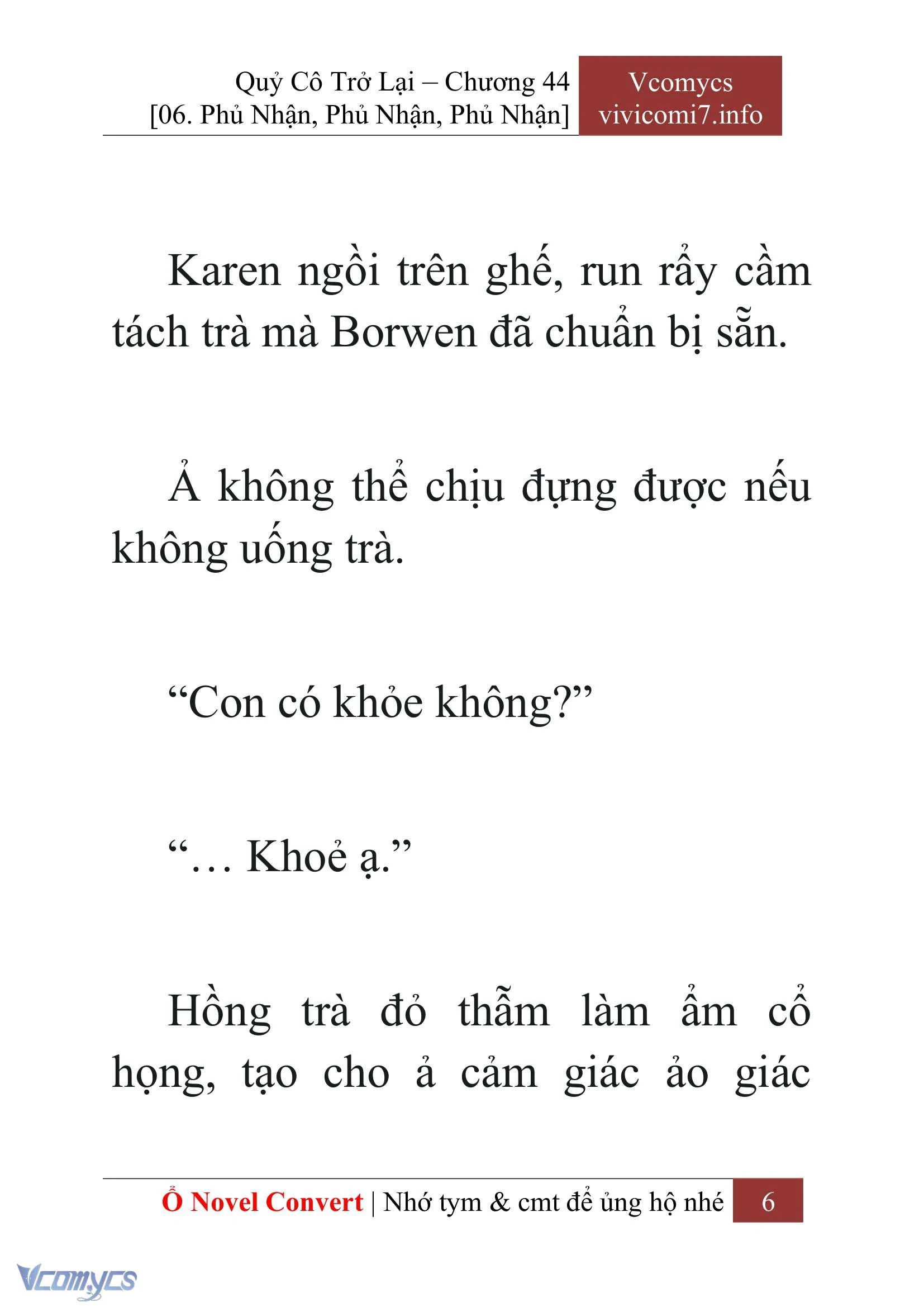 [Novel] Quý Cô Trở Lại Chapter  44 - 8