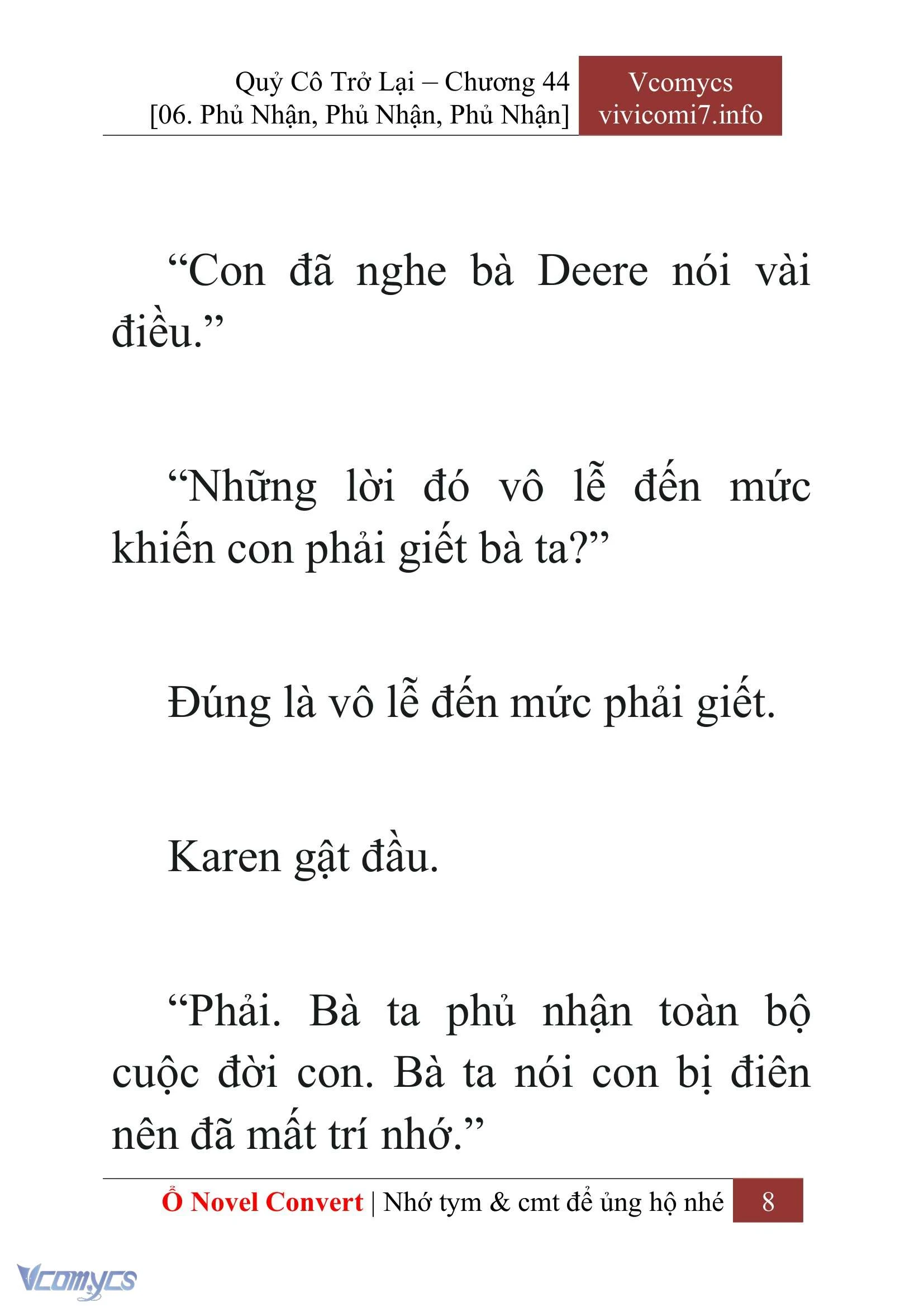 [Novel] Quý Cô Trở Lại Chapter  44 - 10