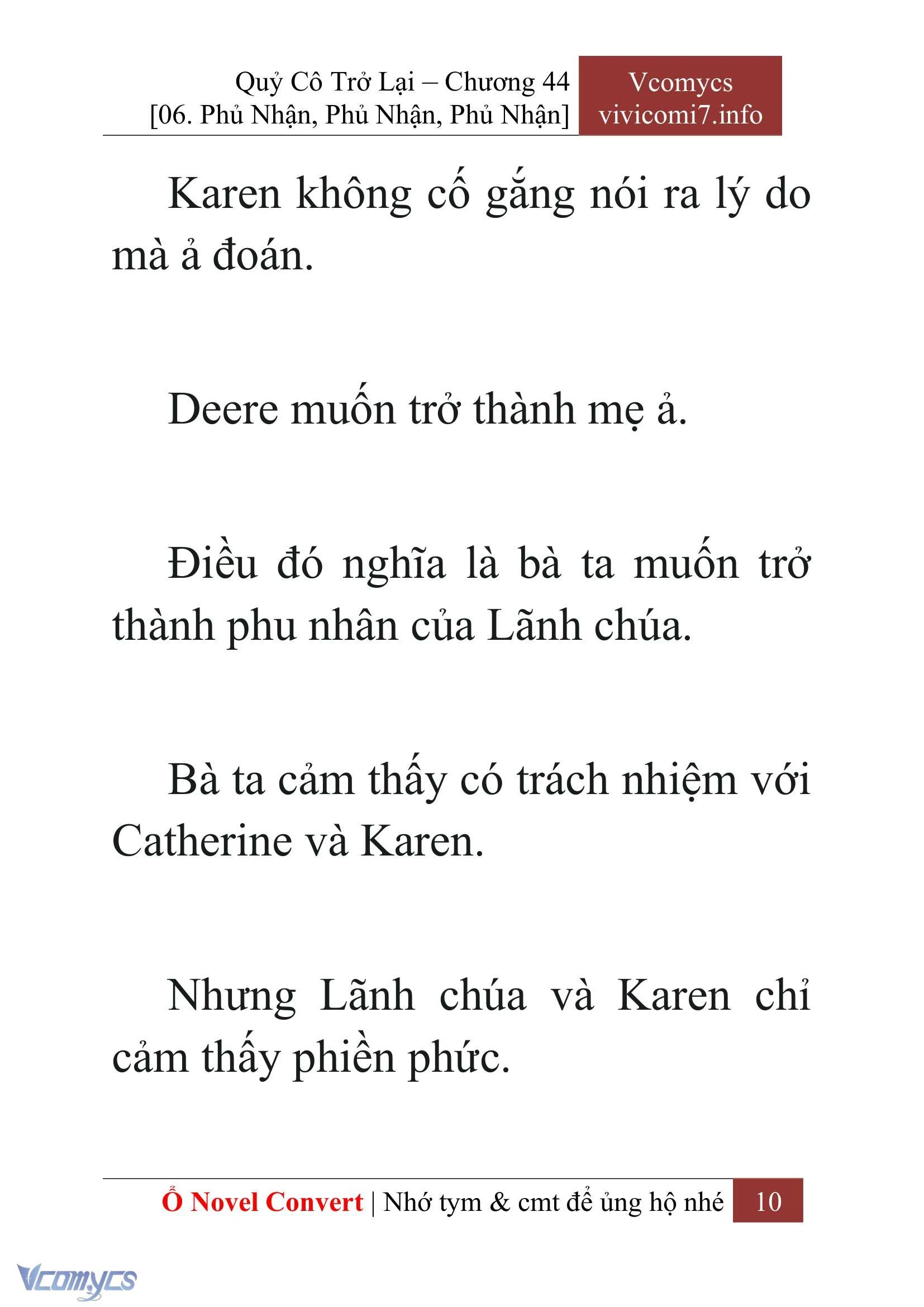 [Novel] Quý Cô Trở Lại Chapter  44 - 12
