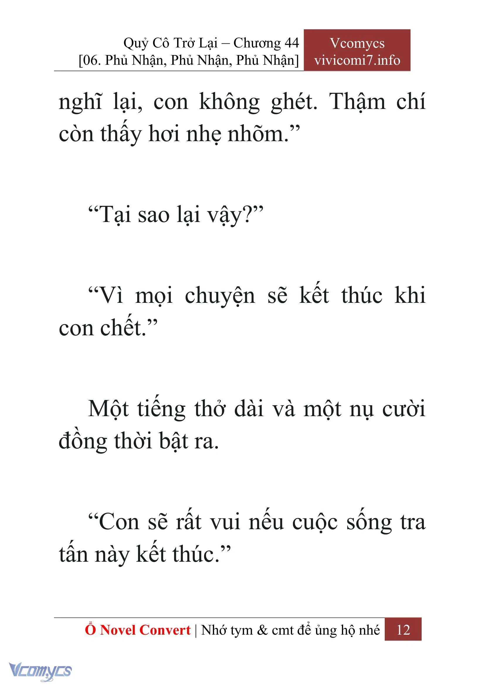 [Novel] Quý Cô Trở Lại Chapter  44 - 14