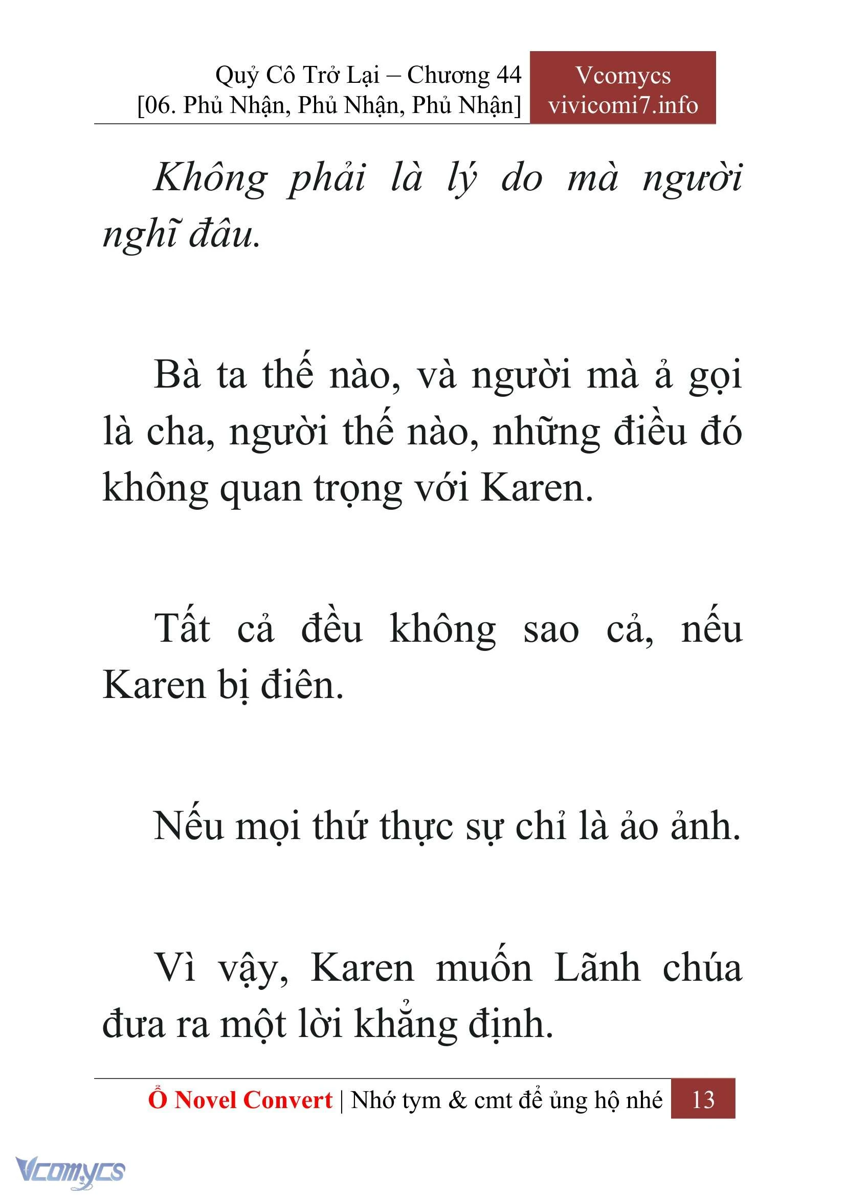 [Novel] Quý Cô Trở Lại Chapter  44 - 15