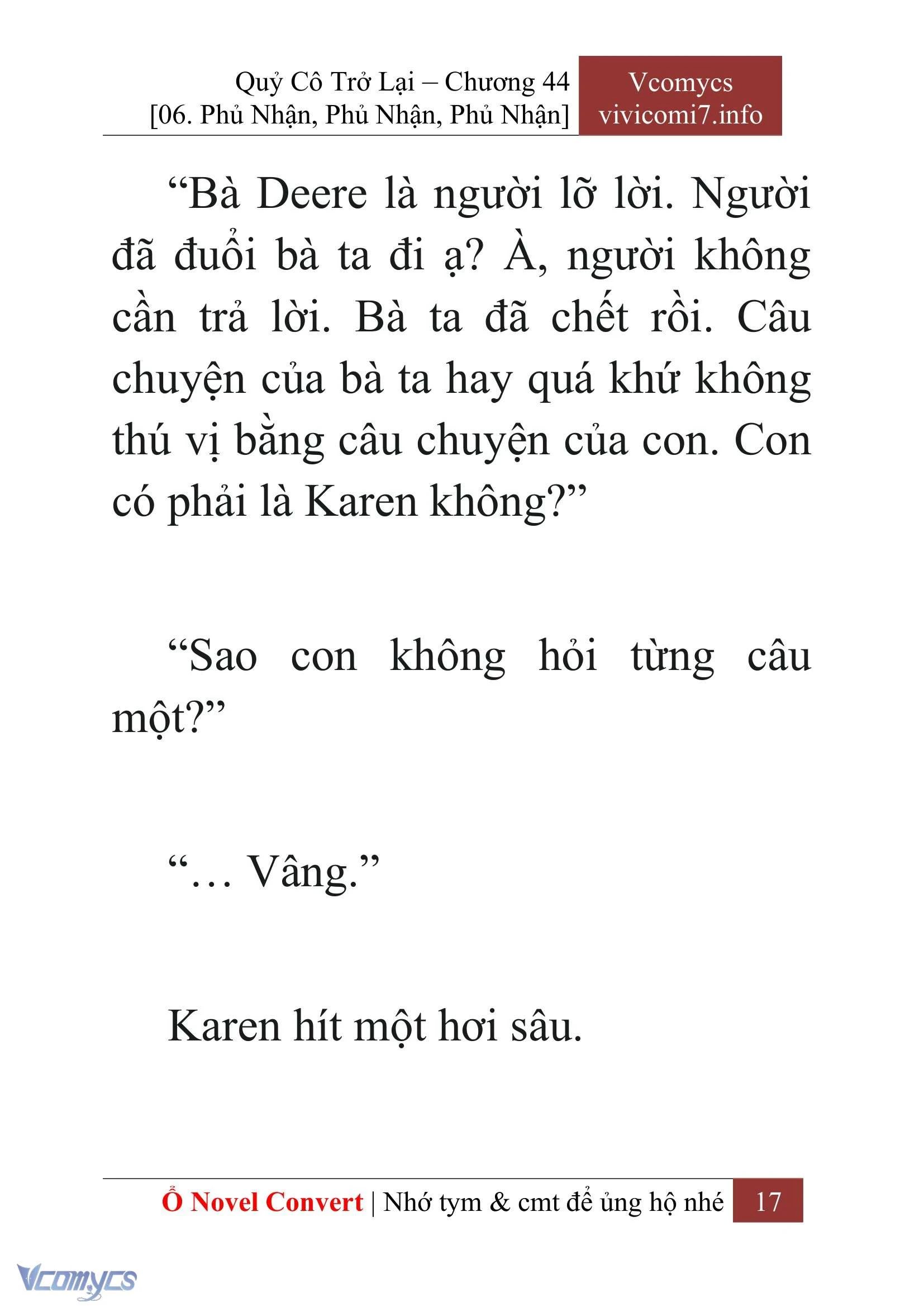 [Novel] Quý Cô Trở Lại Chapter  44 - 19