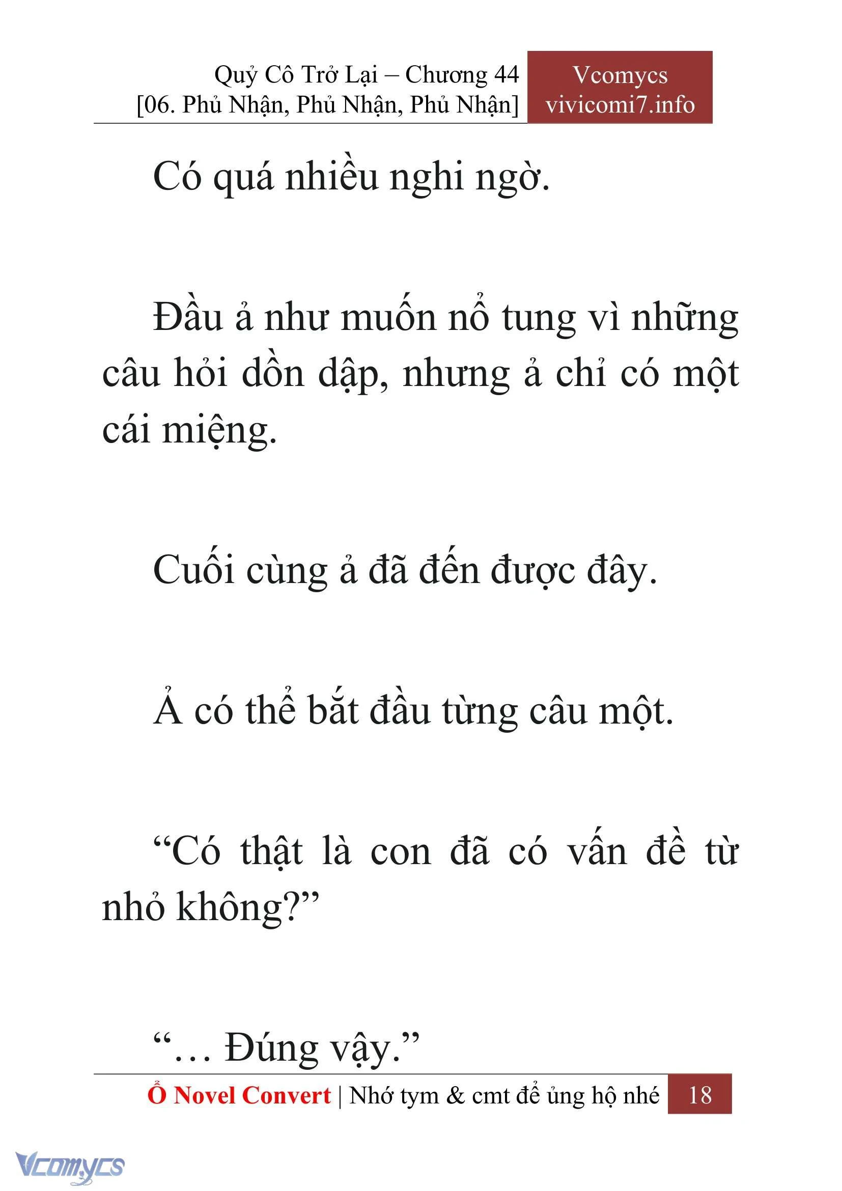 [Novel] Quý Cô Trở Lại Chapter  44 - 20