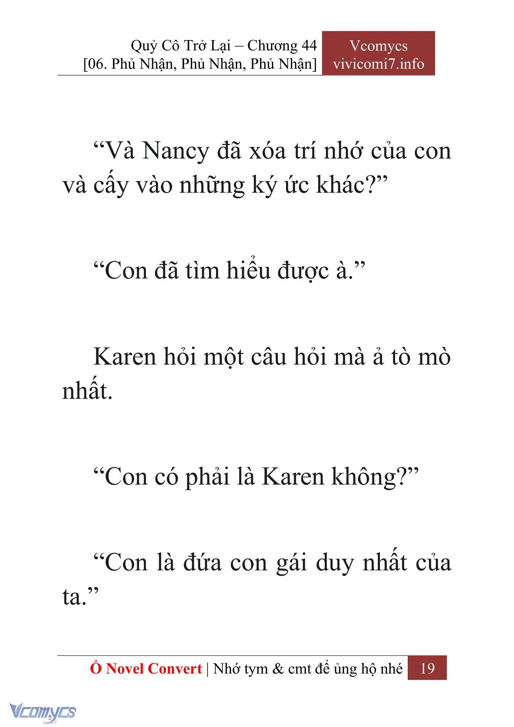 [Novel] Quý Cô Trở Lại Chapter  44 - 21