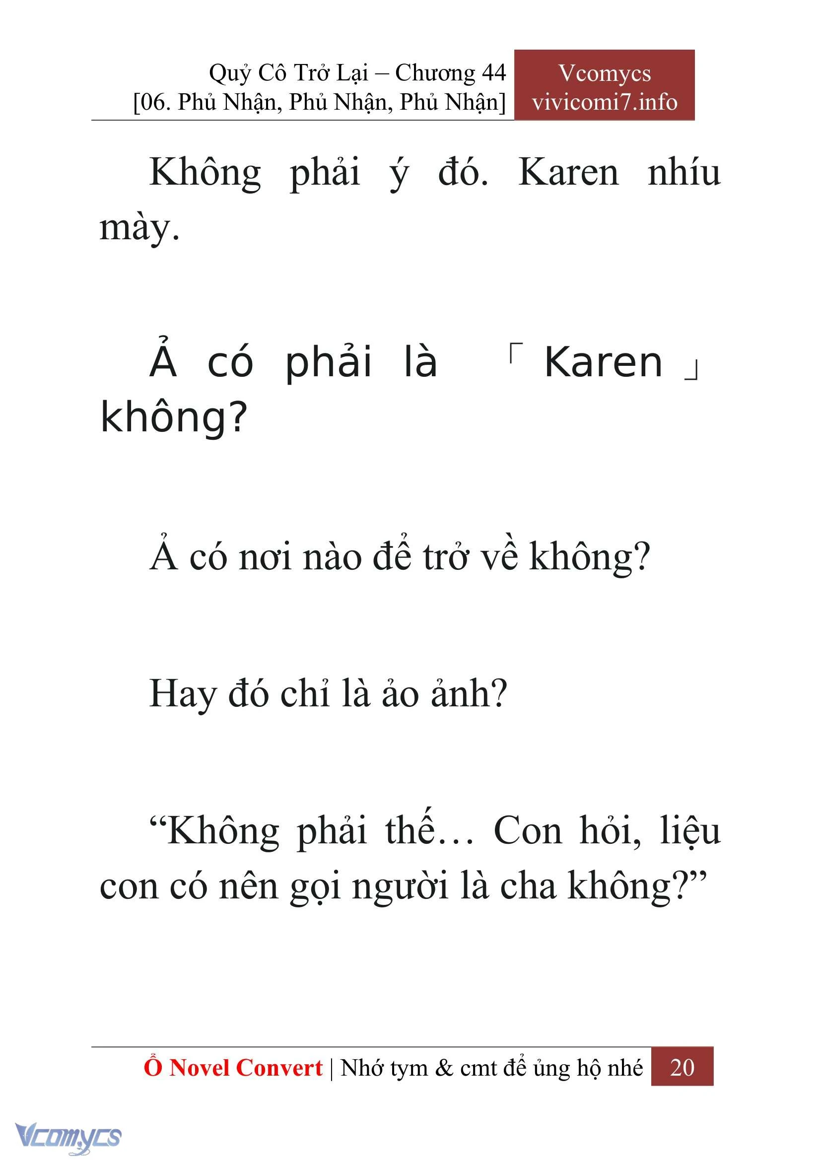 [Novel] Quý Cô Trở Lại Chapter  44 - 22