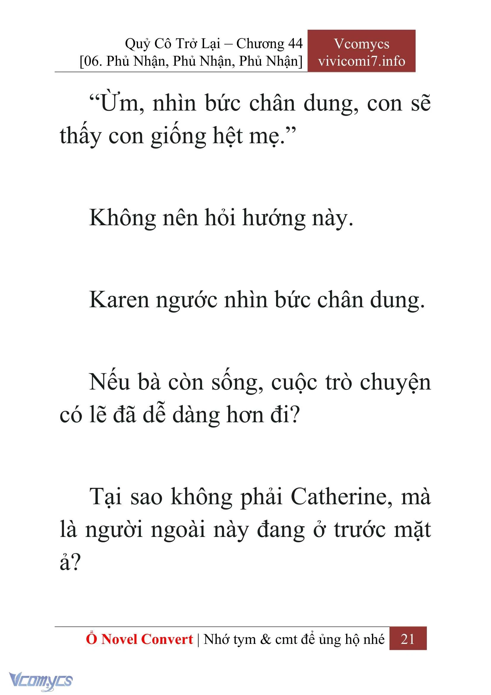 [Novel] Quý Cô Trở Lại Chapter  44 - 23