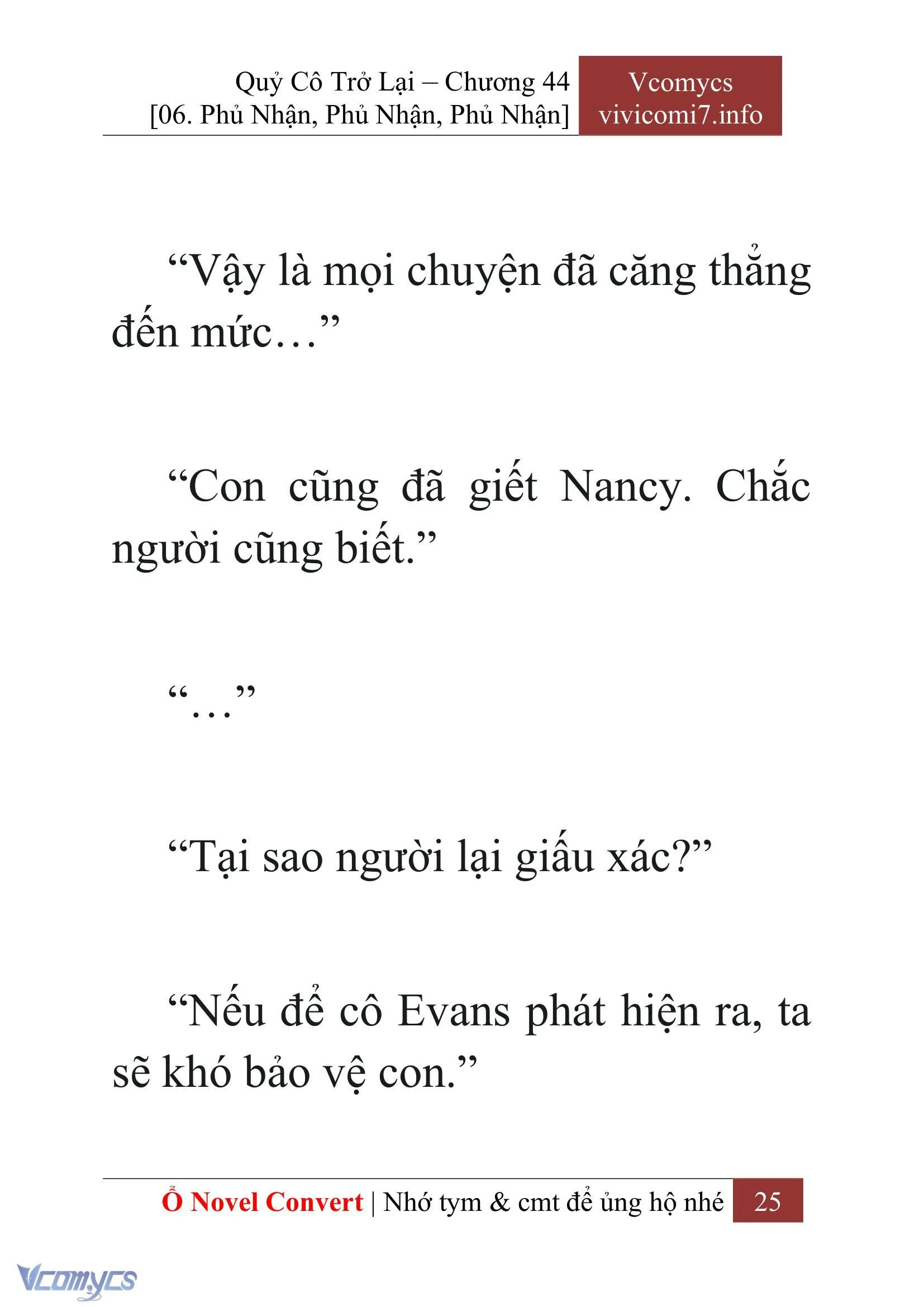 [Novel] Quý Cô Trở Lại Chapter  44 - 27