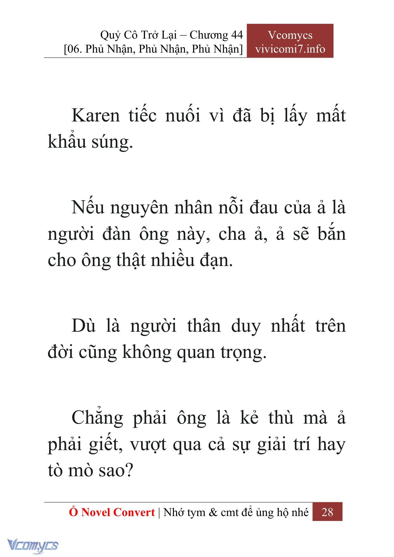 [Novel] Quý Cô Trở Lại Chapter  44 - 30