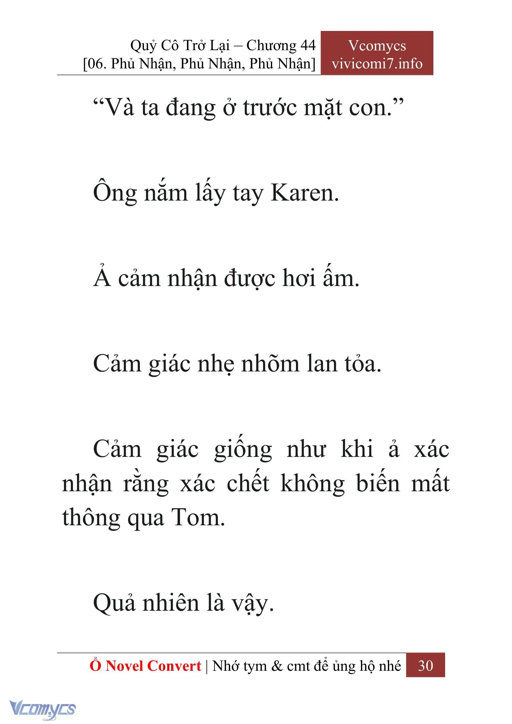 [Novel] Quý Cô Trở Lại Chapter  44 - 32