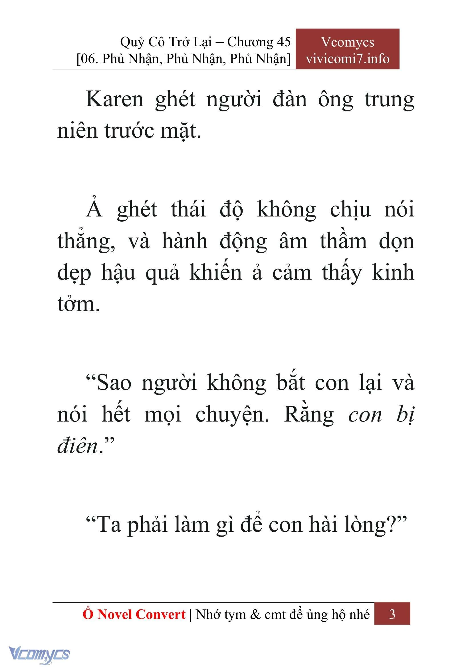 [Novel] Quý Cô Trở Lại Chapter  45 - 5