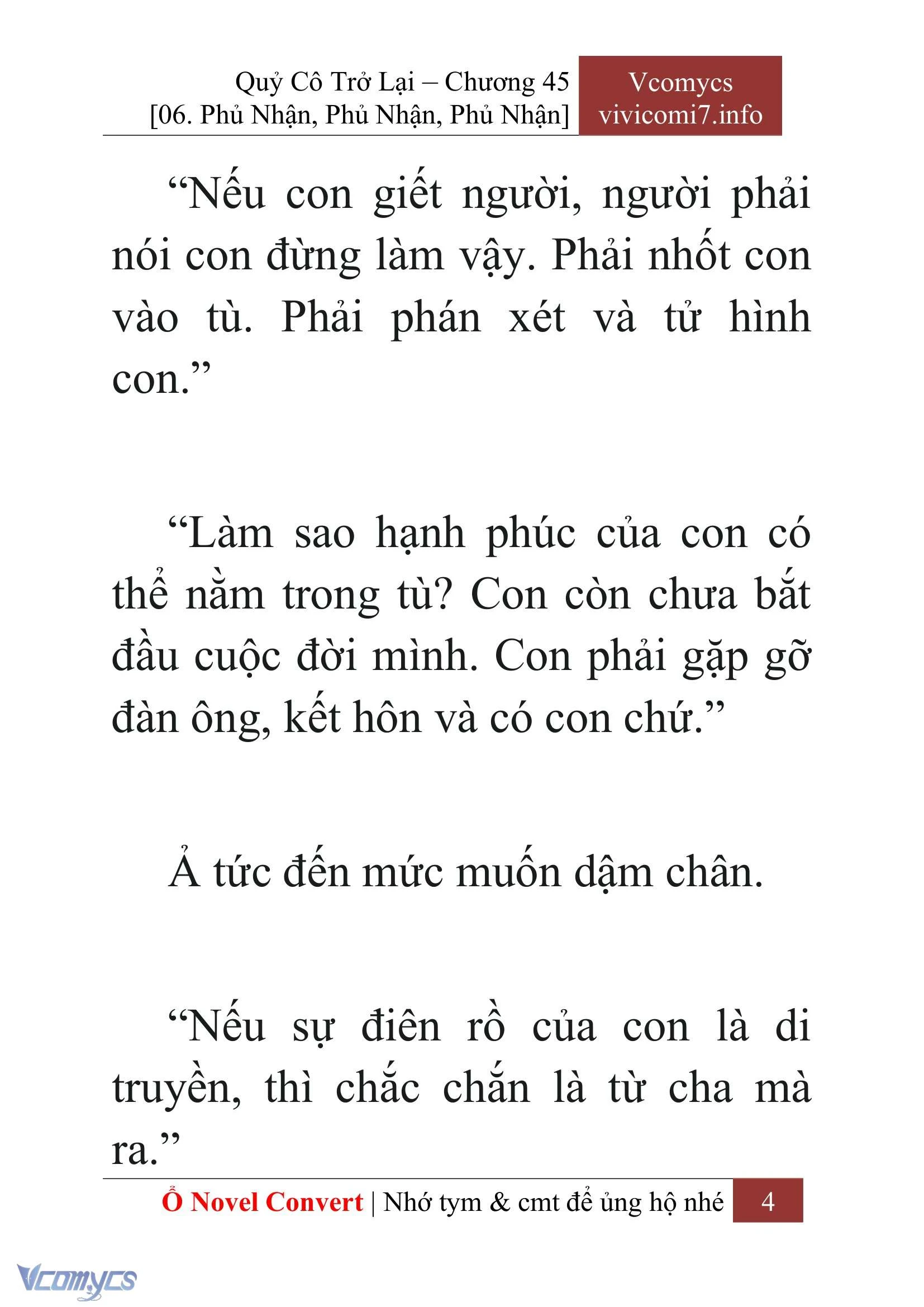 [Novel] Quý Cô Trở Lại Chapter  45 - 6