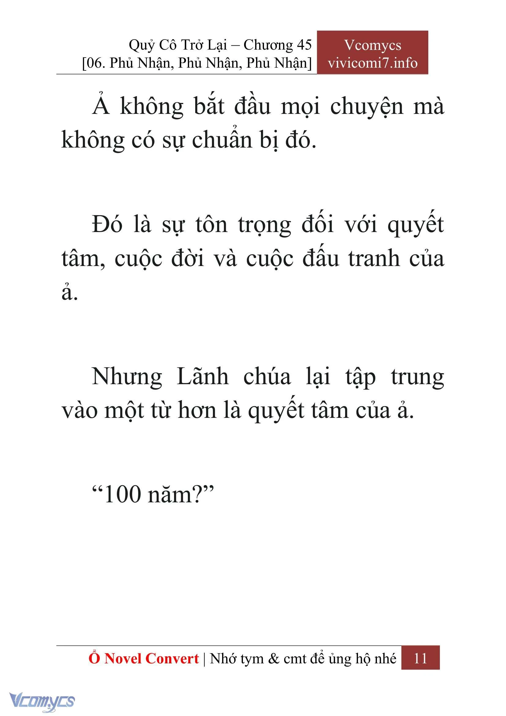 [Novel] Quý Cô Trở Lại Chapter  45 - 13