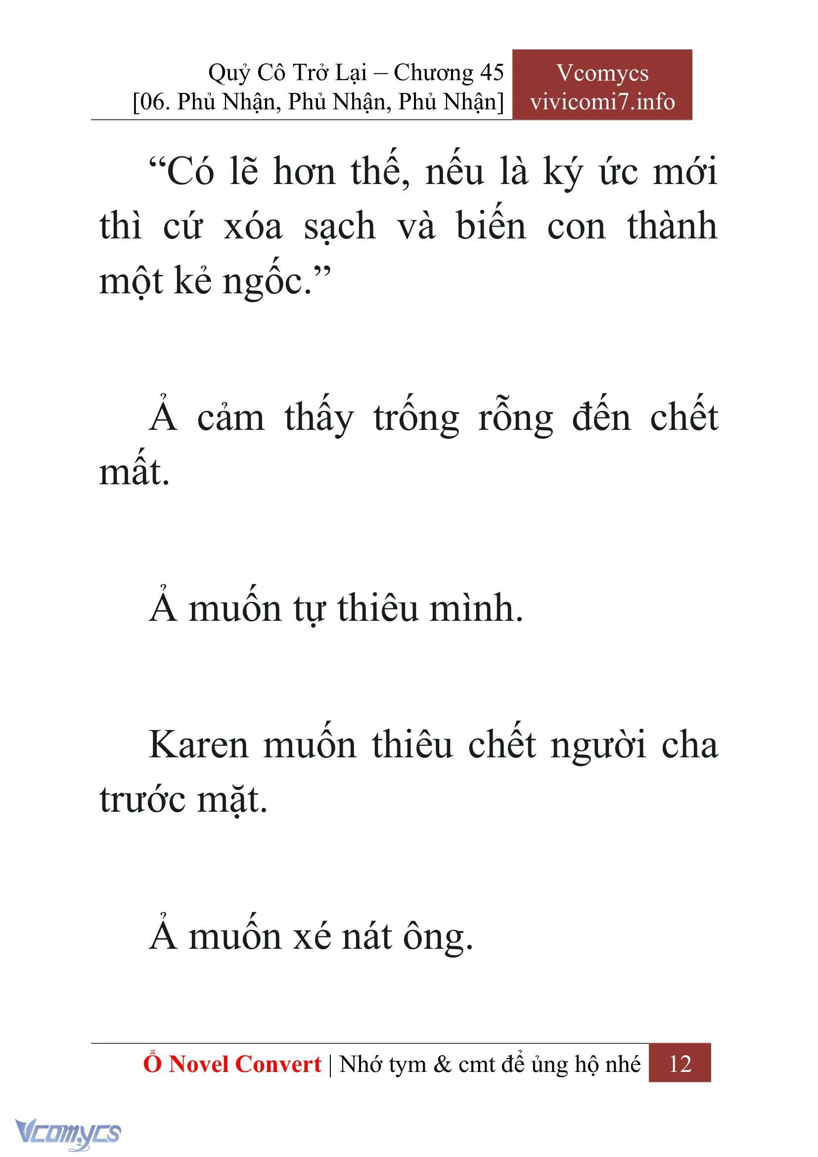 [Novel] Quý Cô Trở Lại Chapter  45 - 14