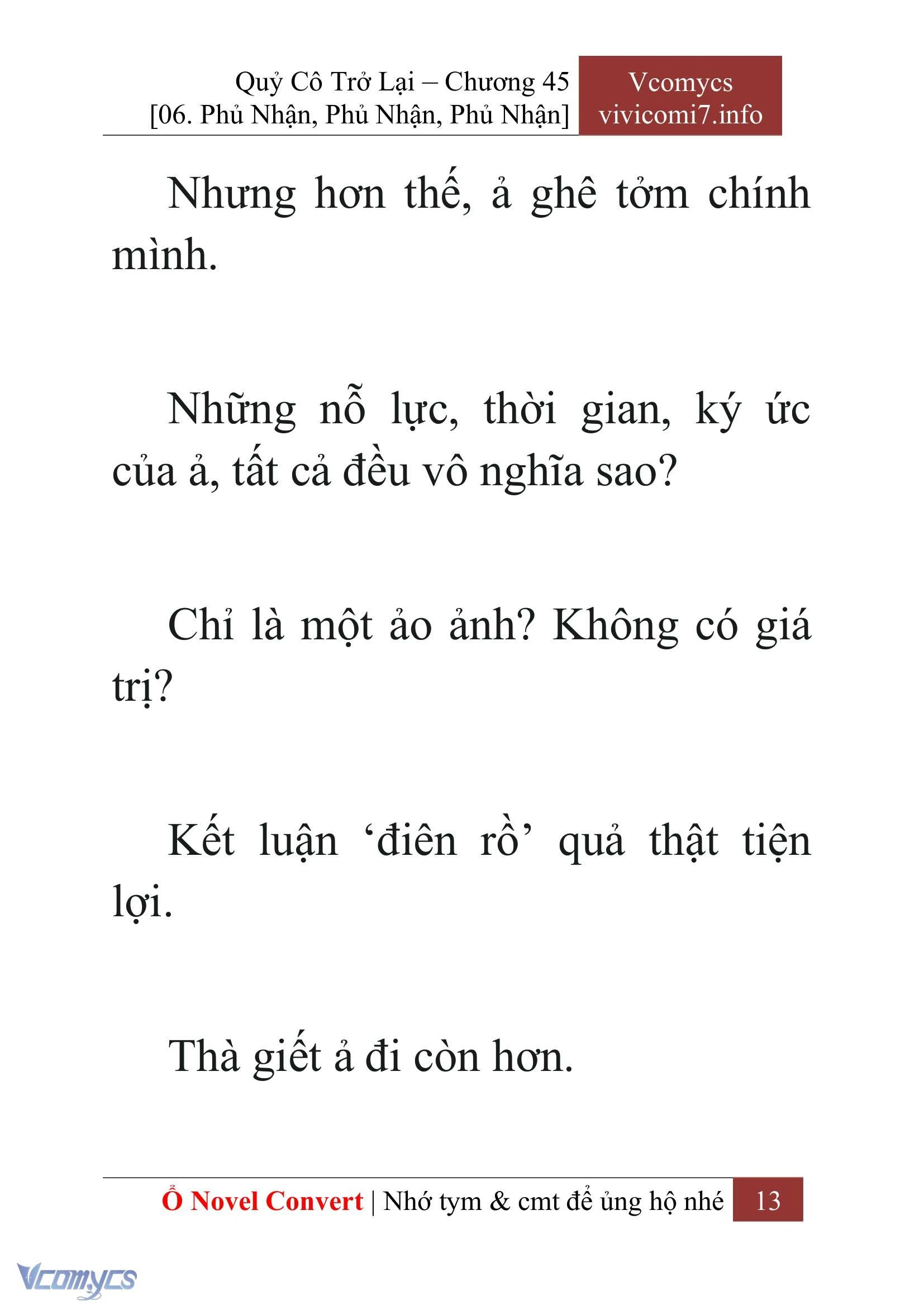 [Novel] Quý Cô Trở Lại Chapter  45 - 15