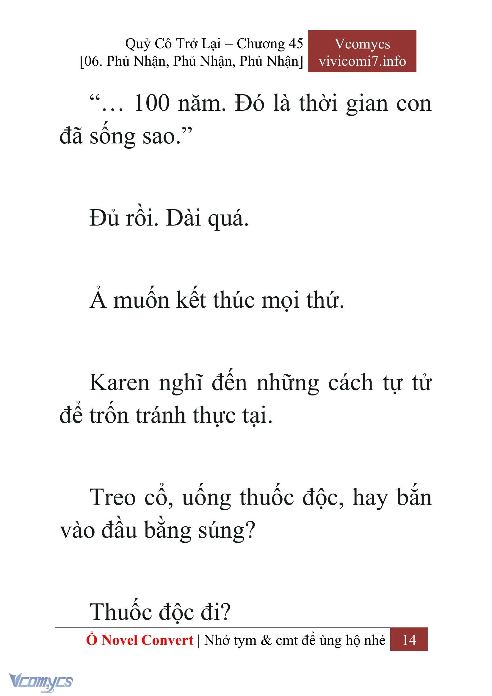 [Novel] Quý Cô Trở Lại Chapter  45 - 16
