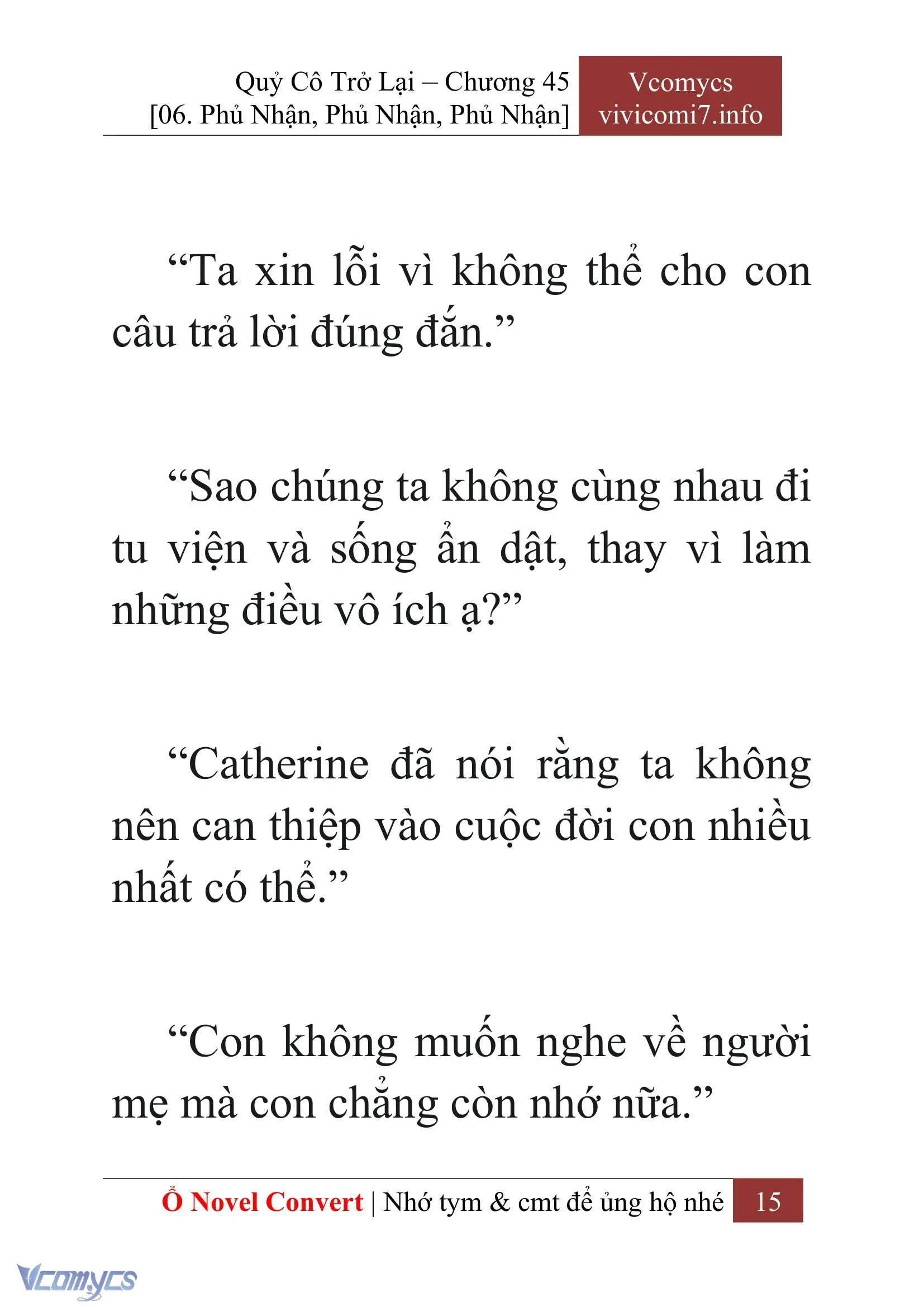 [Novel] Quý Cô Trở Lại Chapter  45 - 17