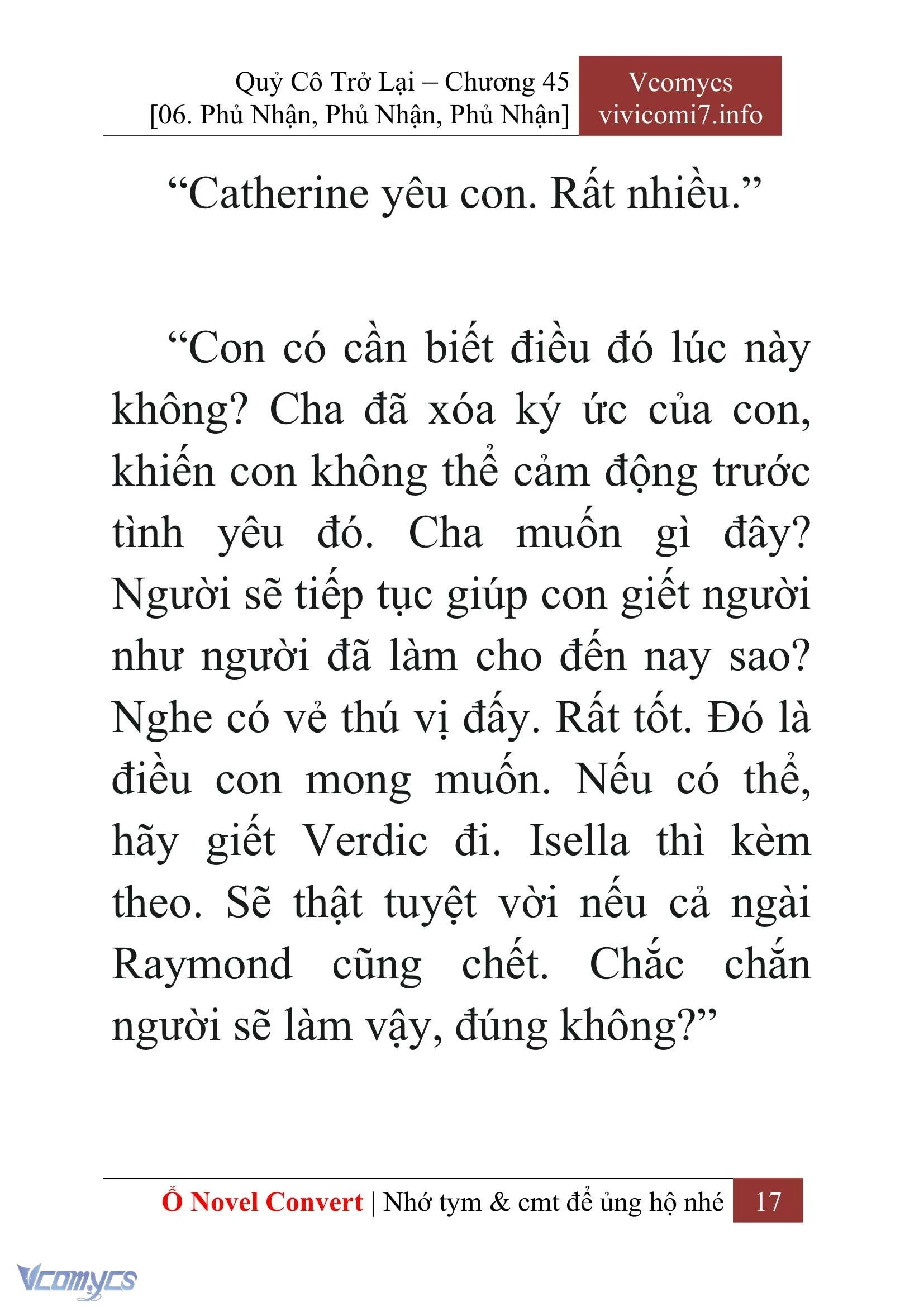 [Novel] Quý Cô Trở Lại Chapter  45 - 19