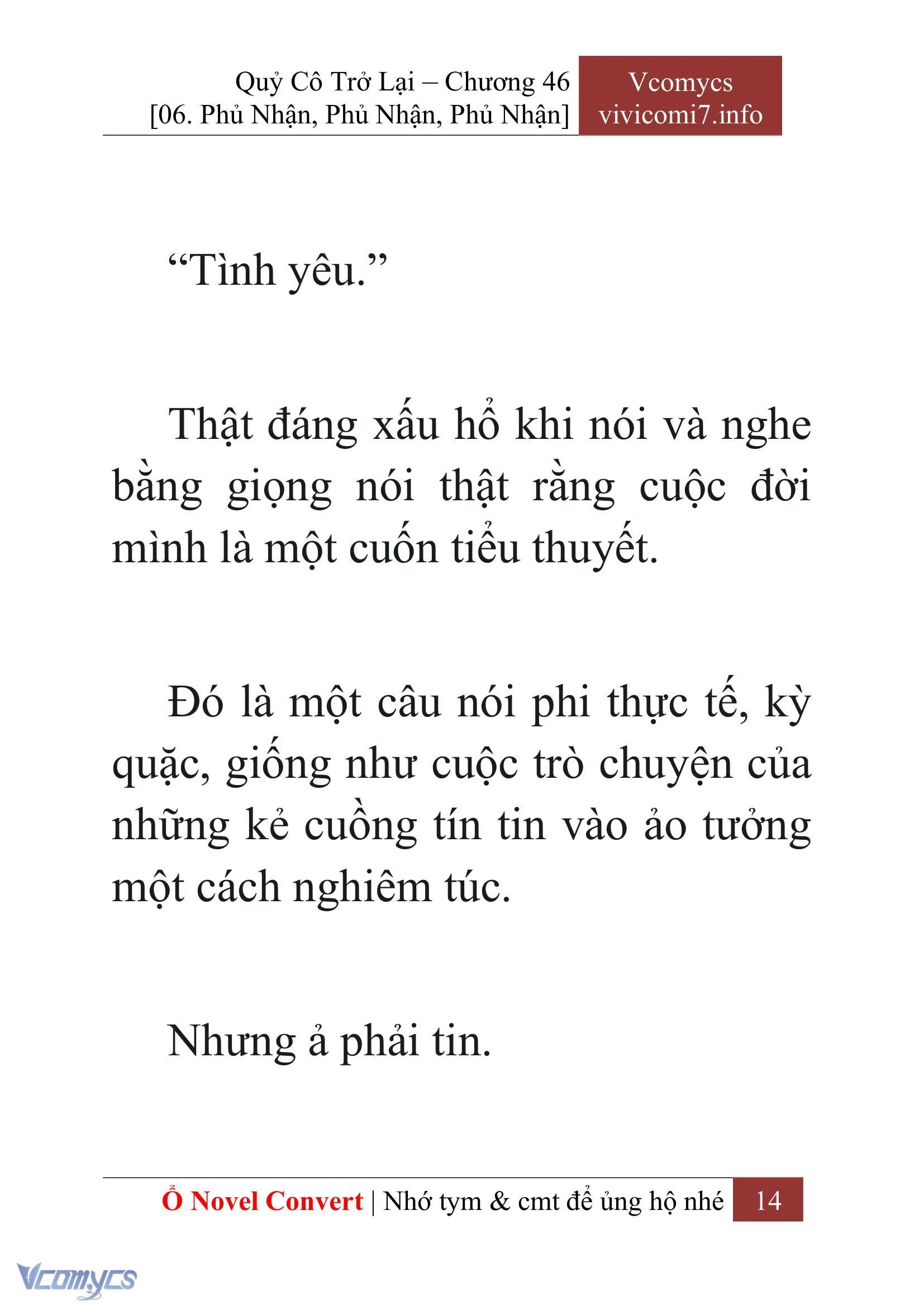 [Novel] Quý Cô Trở Lại Chapter  46 - 16