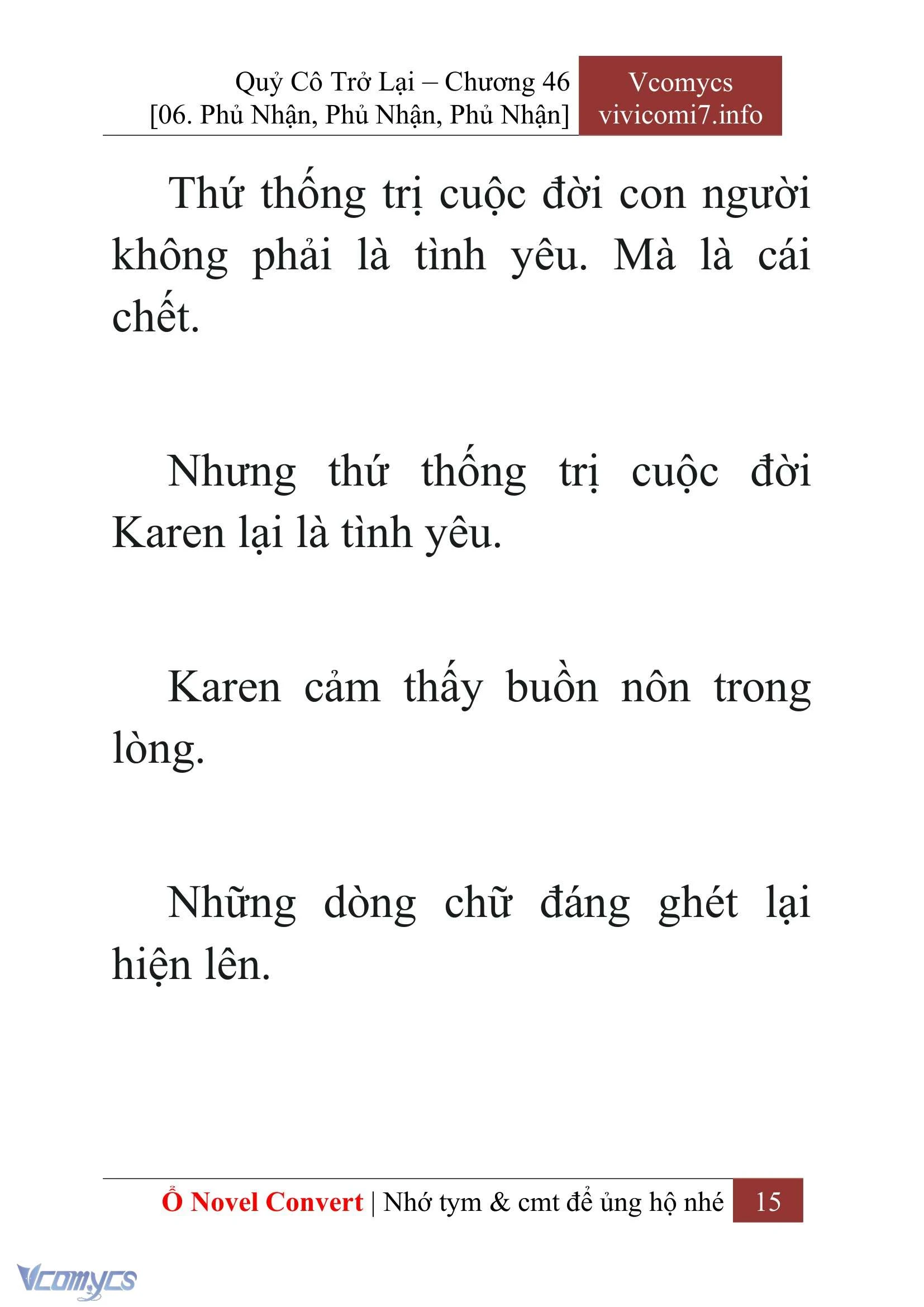 [Novel] Quý Cô Trở Lại Chapter  46 - 17