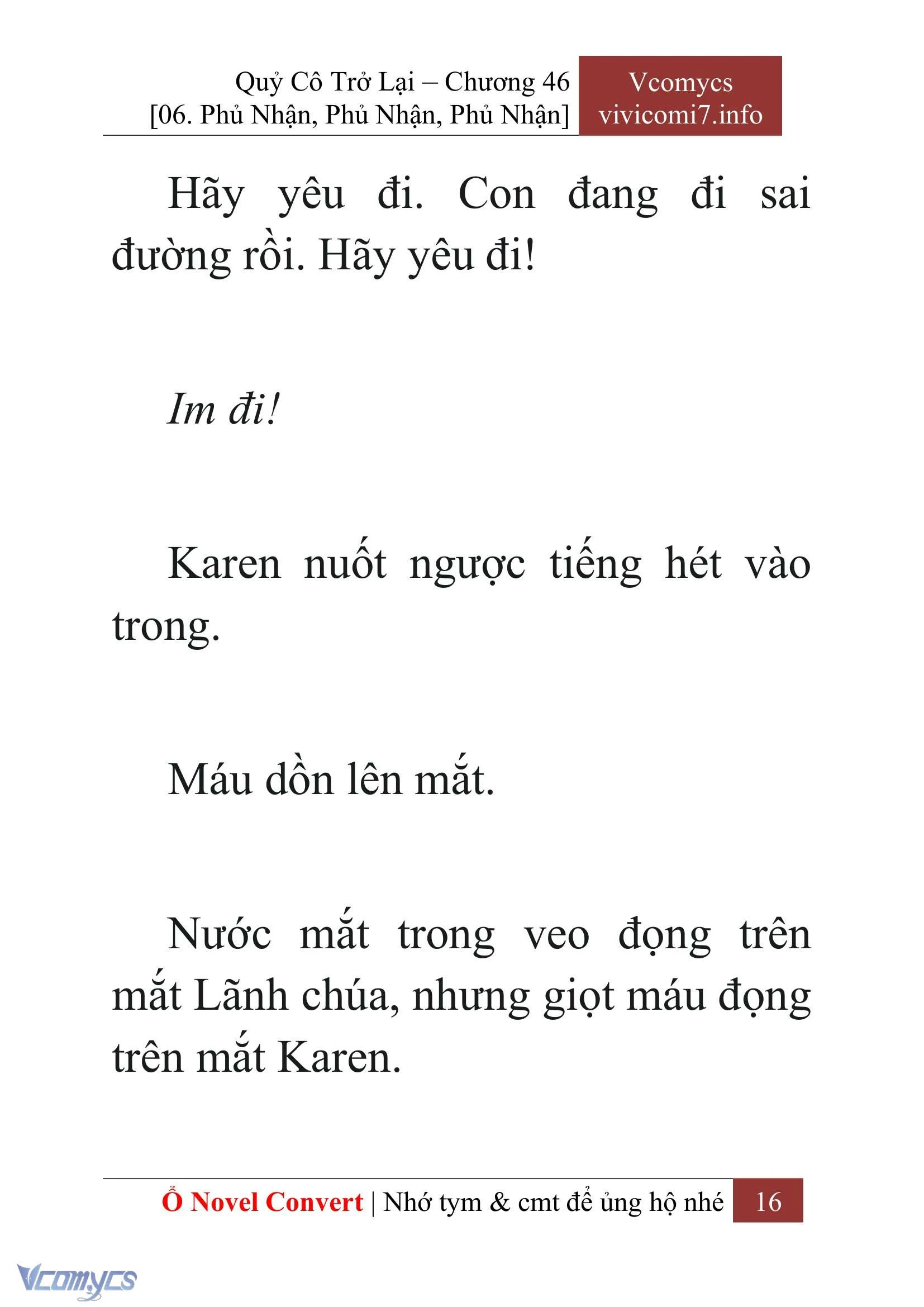 [Novel] Quý Cô Trở Lại Chapter  46 - 18