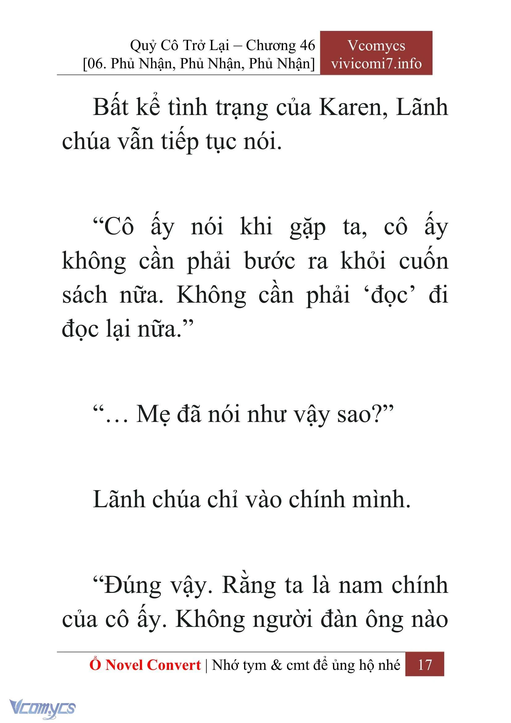 [Novel] Quý Cô Trở Lại Chapter  46 - 19