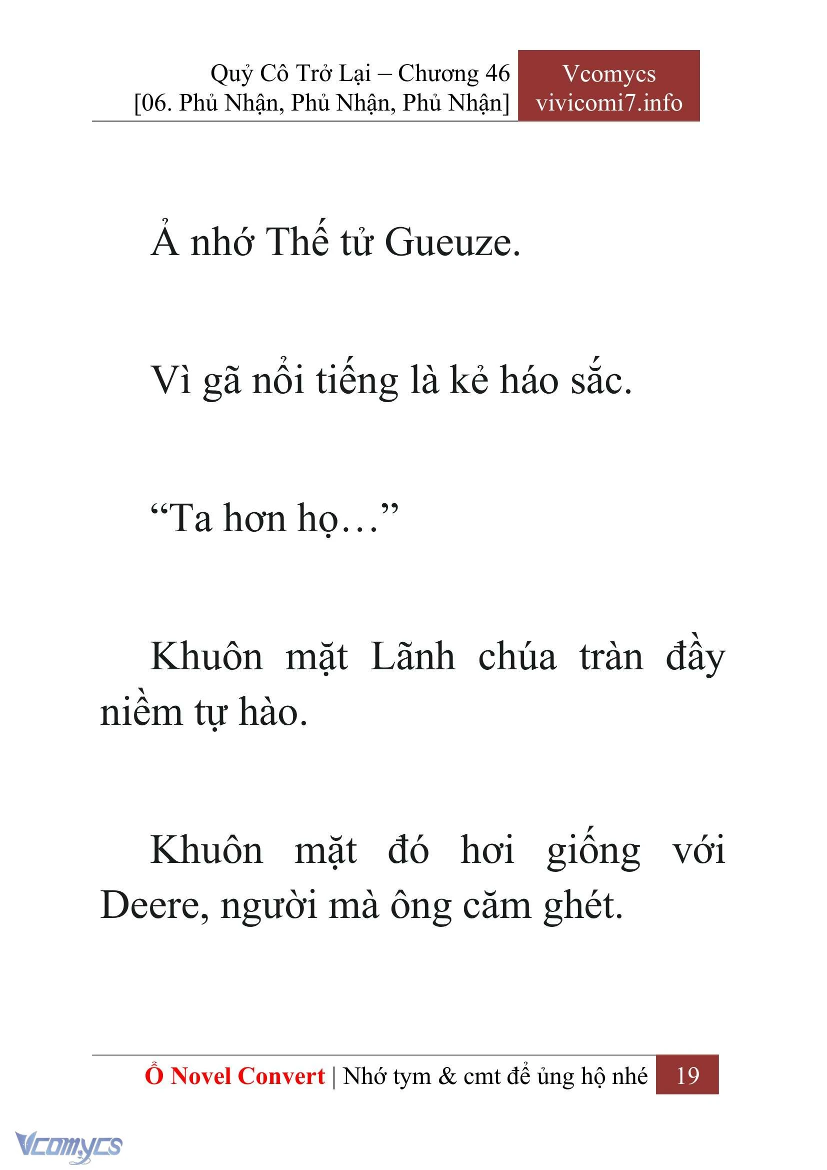 [Novel] Quý Cô Trở Lại Chapter  46 - 21