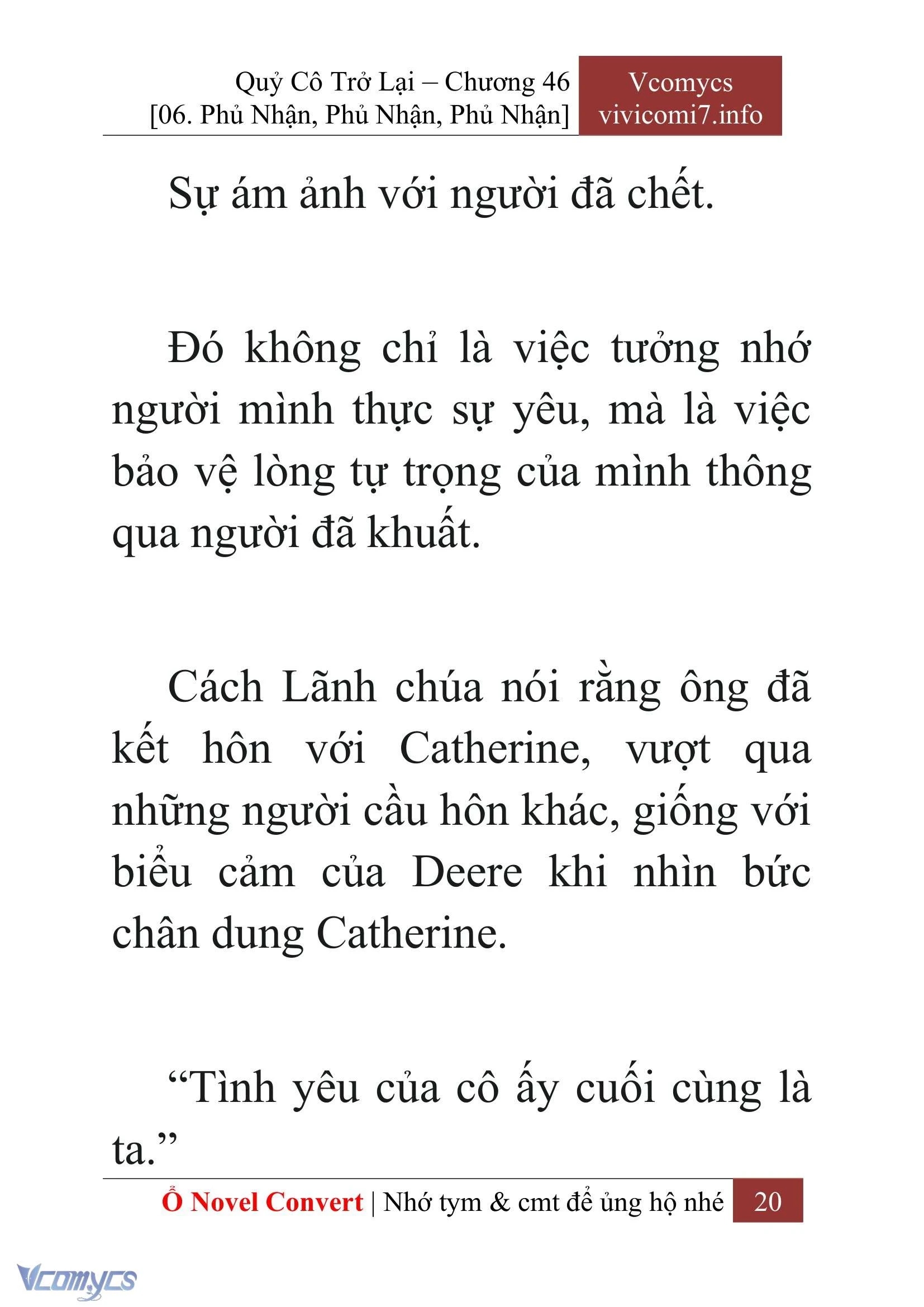 [Novel] Quý Cô Trở Lại Chapter  46 - 22
