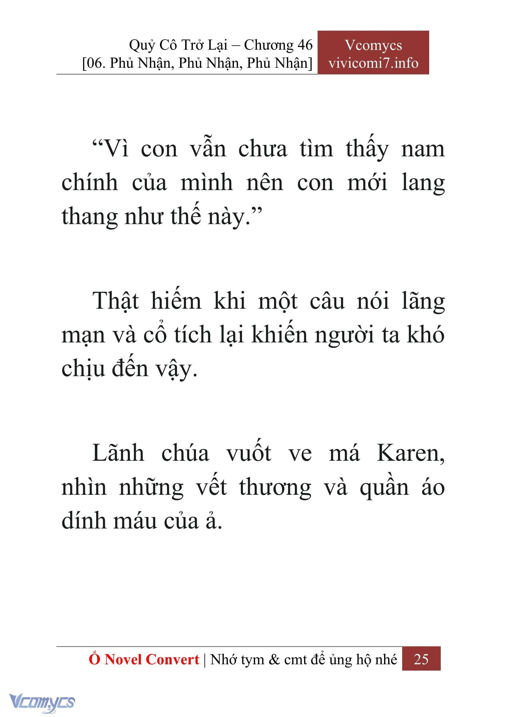 [Novel] Quý Cô Trở Lại Chapter  46 - 27