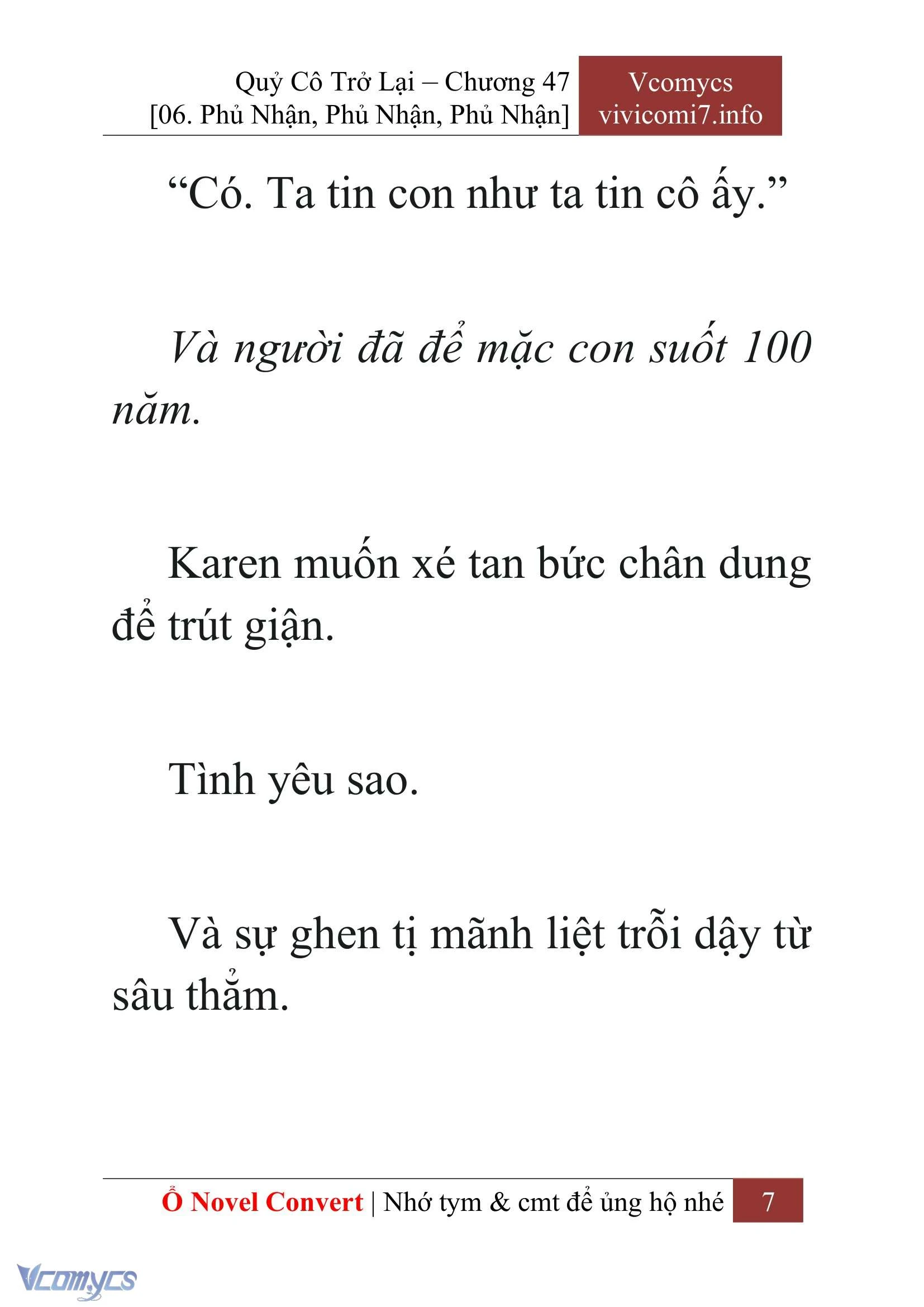 [Novel] Quý Cô Trở Lại Chapter  47 - 9