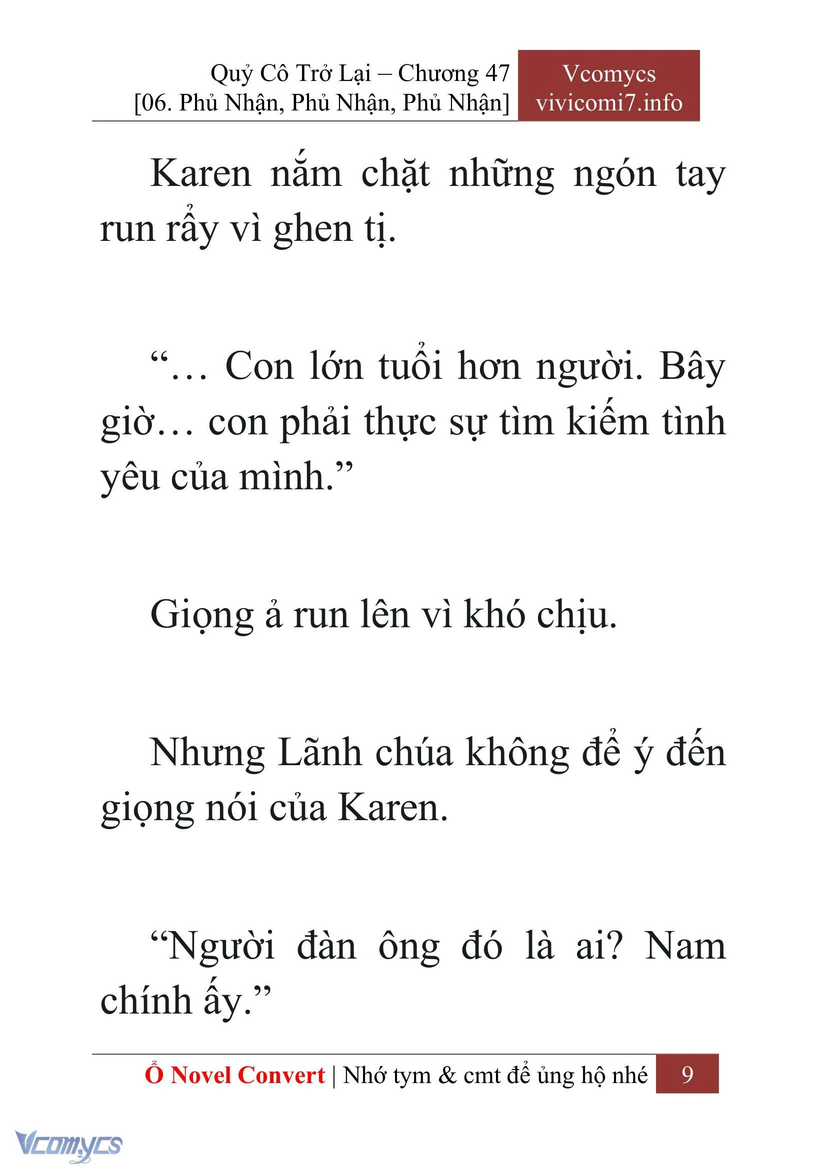 [Novel] Quý Cô Trở Lại Chapter  47 - 11