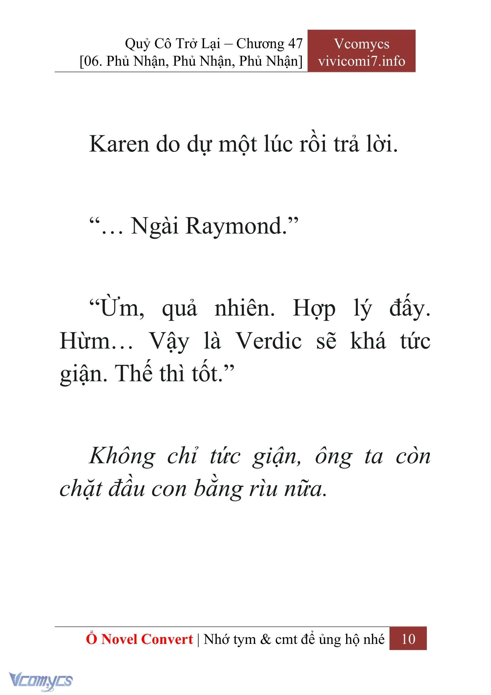 [Novel] Quý Cô Trở Lại Chapter  47 - 12