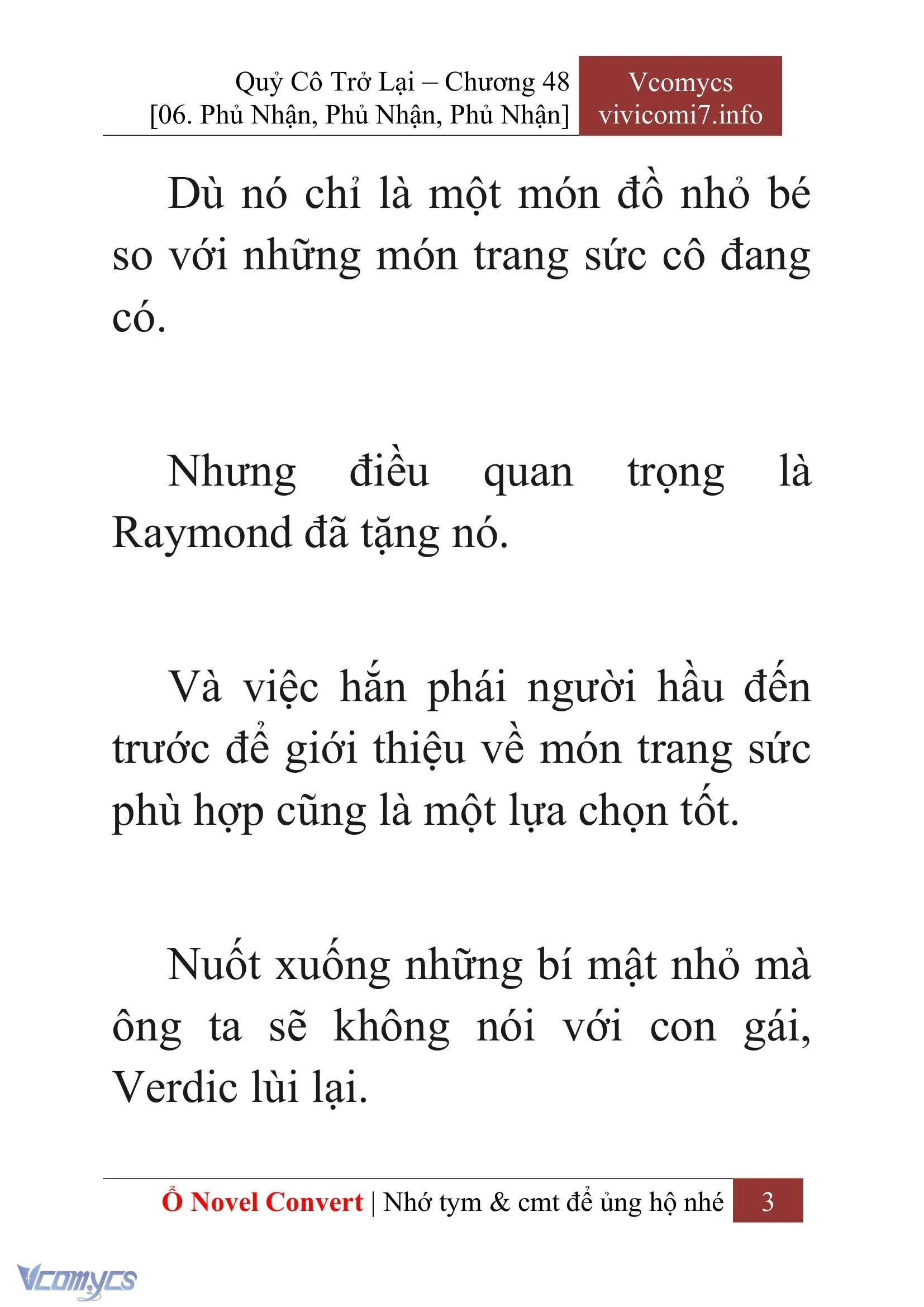 [Novel] Quý Cô Trở Lại Chapter  48 - 5