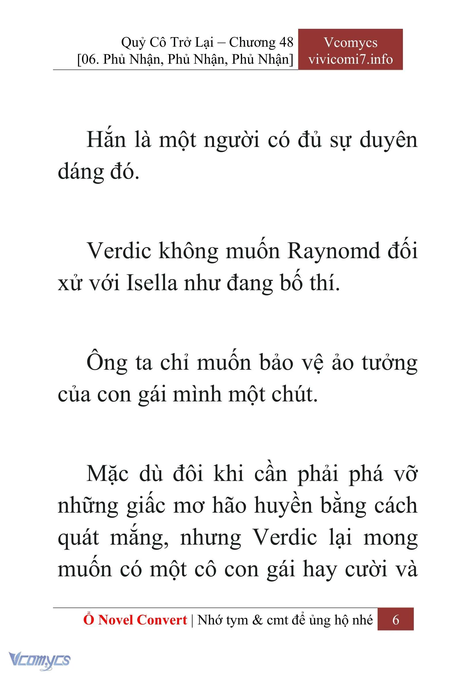 [Novel] Quý Cô Trở Lại Chapter  48 - 8